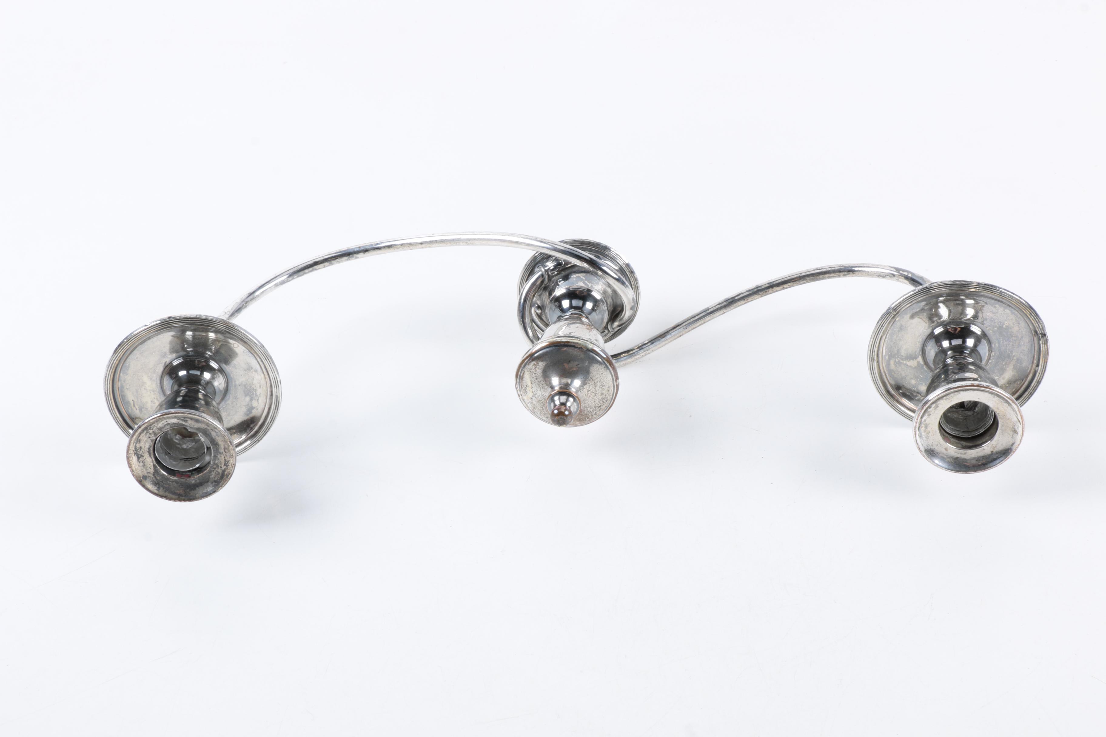 Silver Plated Candelabra