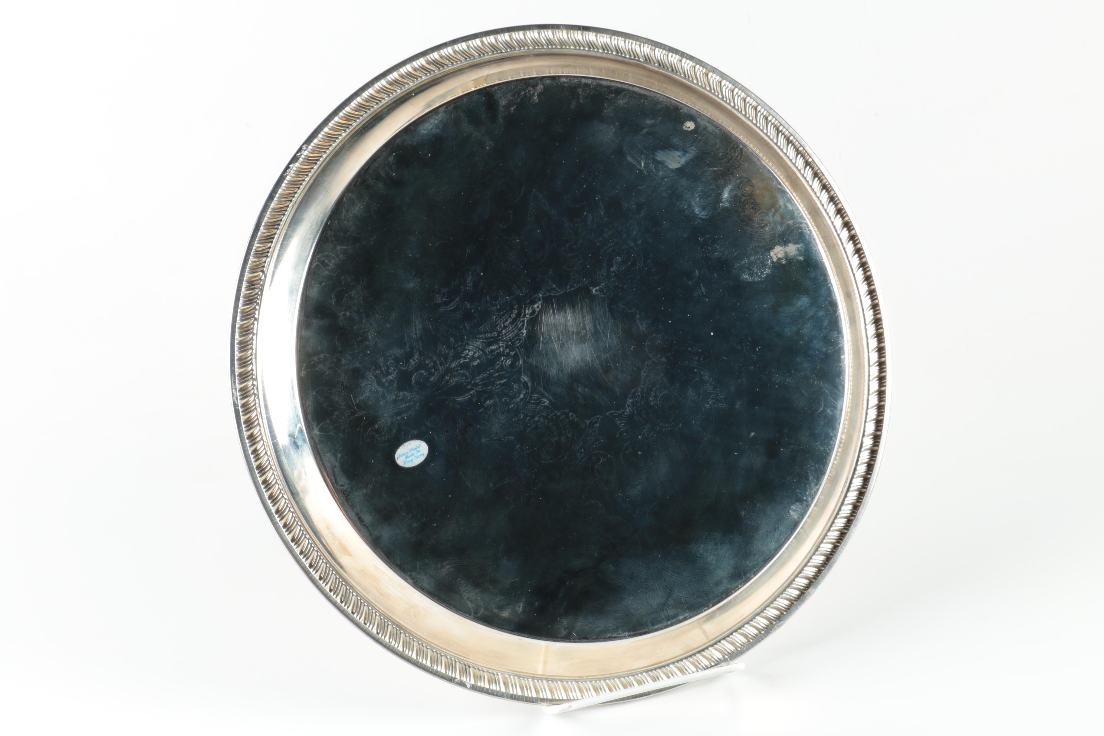 Silver Plated Trays Featuring International Silver Co.