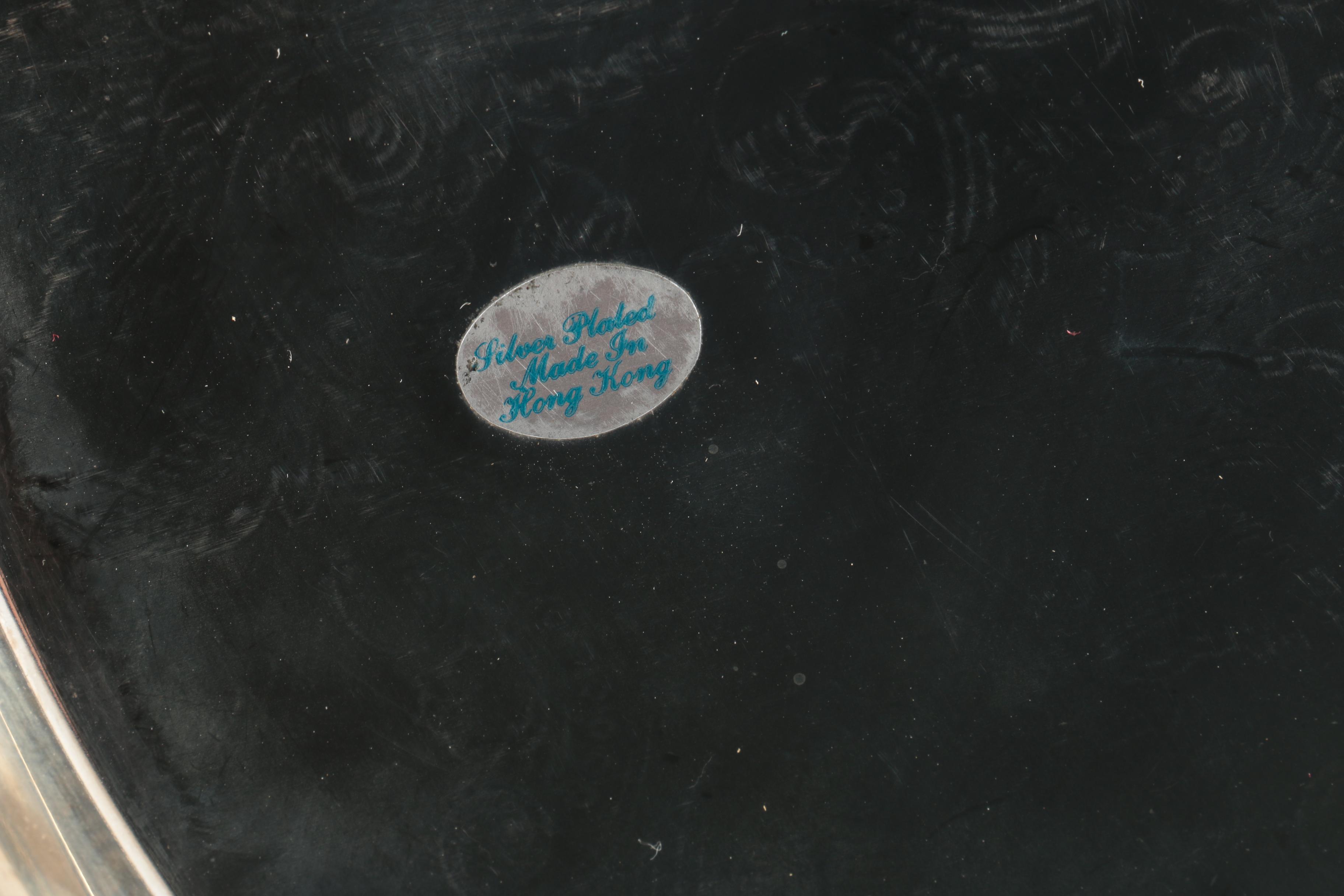 Silver Plated Trays Featuring International Silver Co.