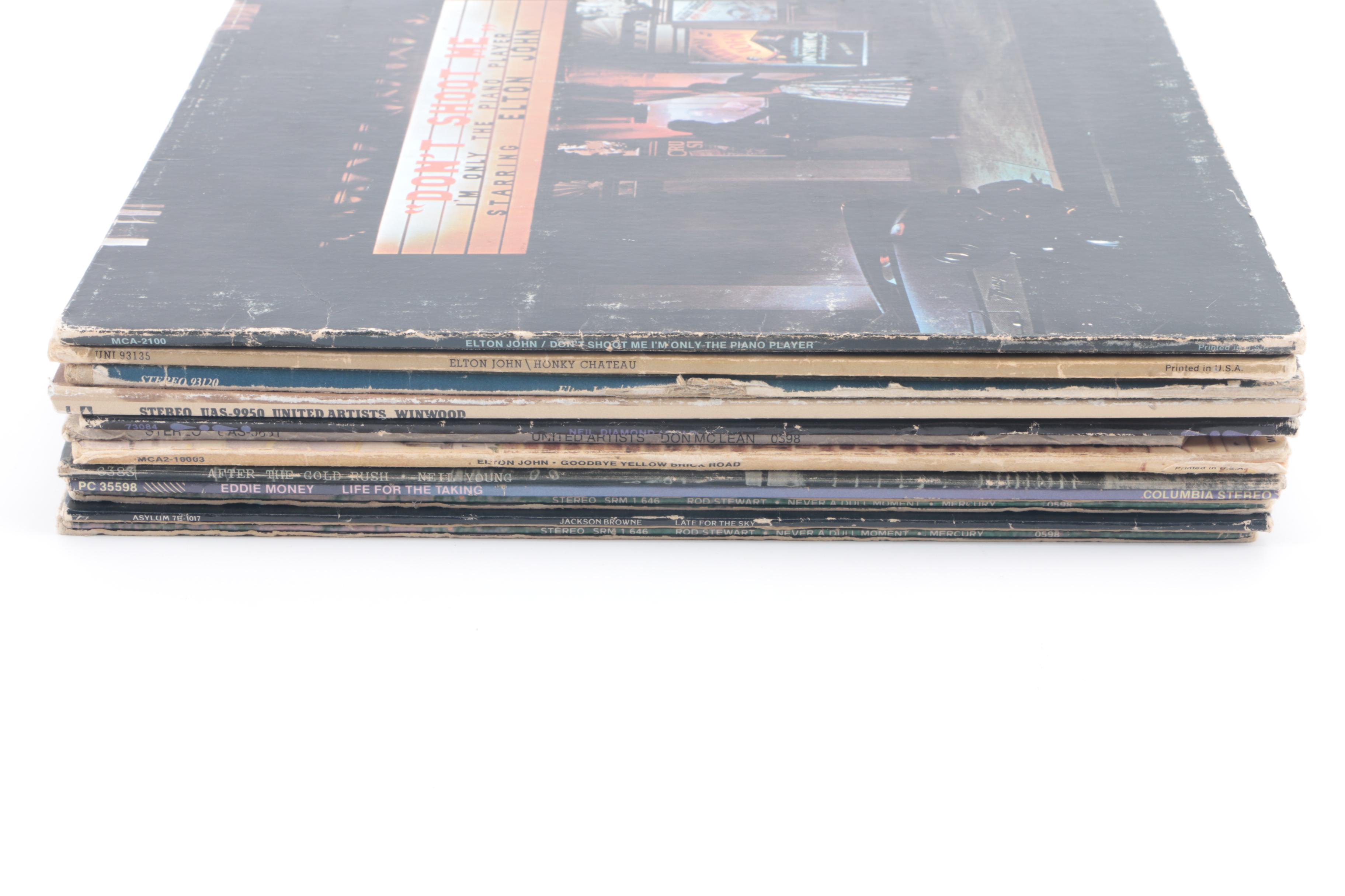 Neil Young, Elton John, and Other Vintage LPs
