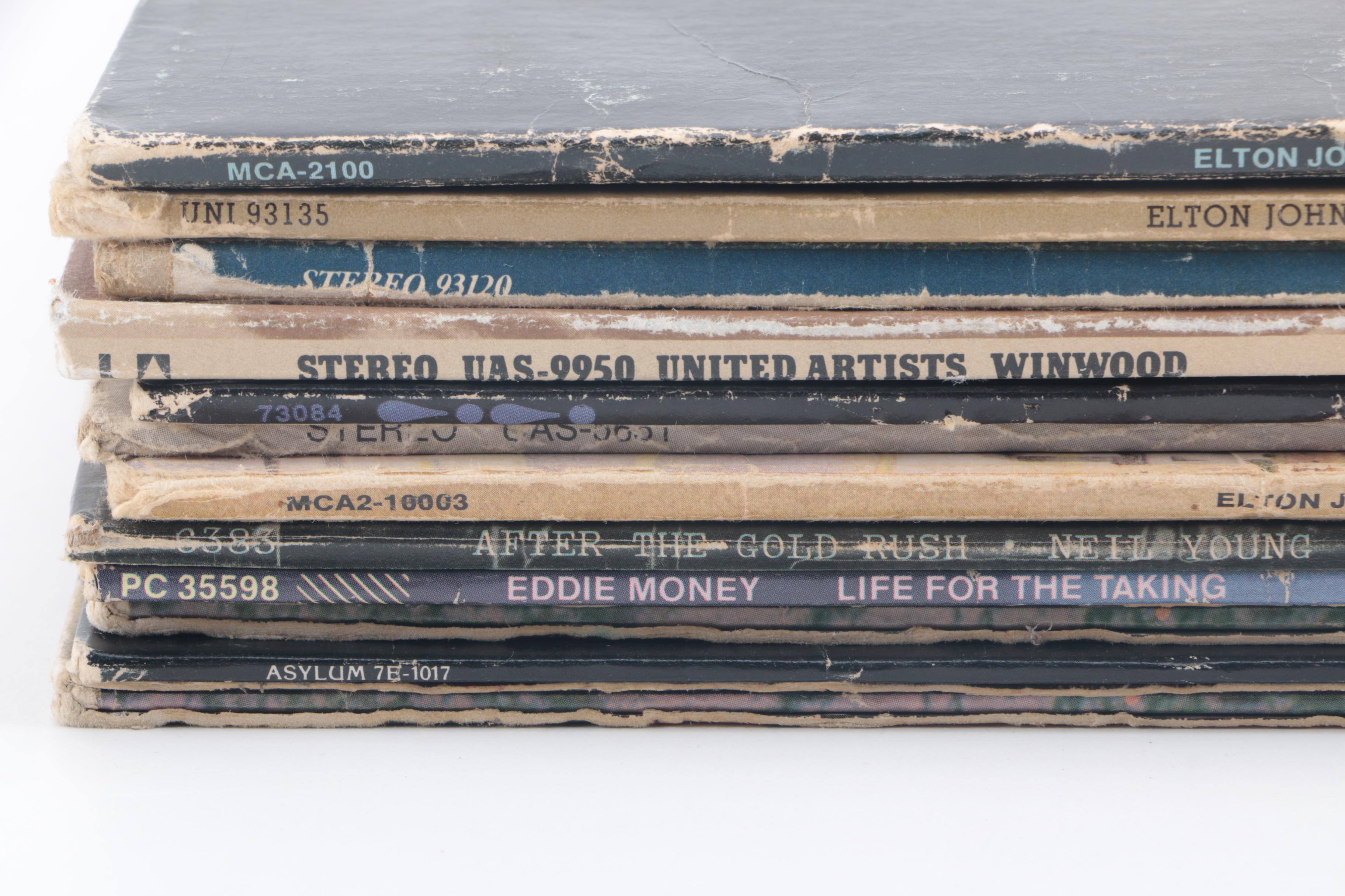 Neil Young, Elton John, and Other Vintage LPs