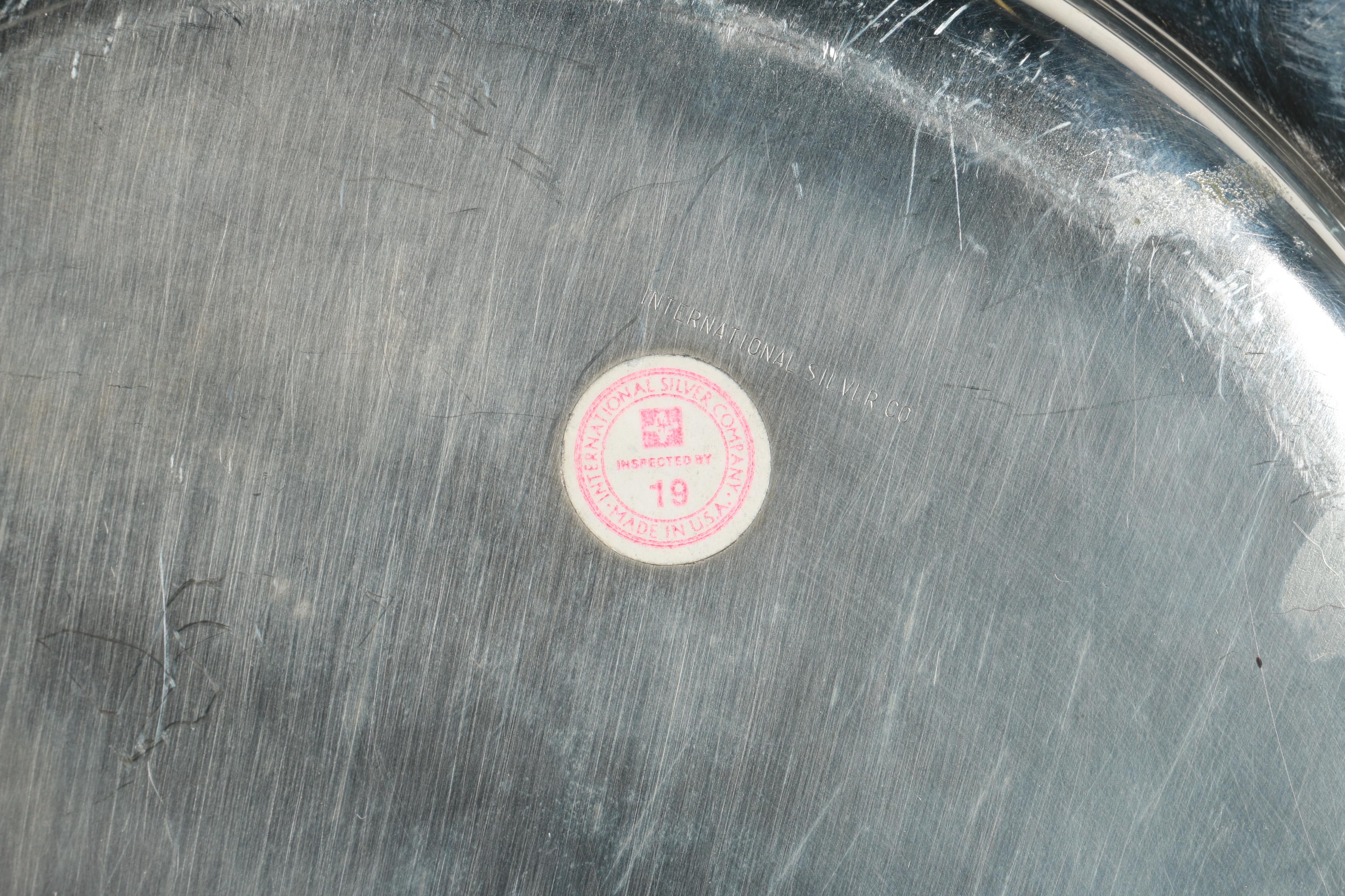 Silver Plated Trays Featuring International Silver Co.