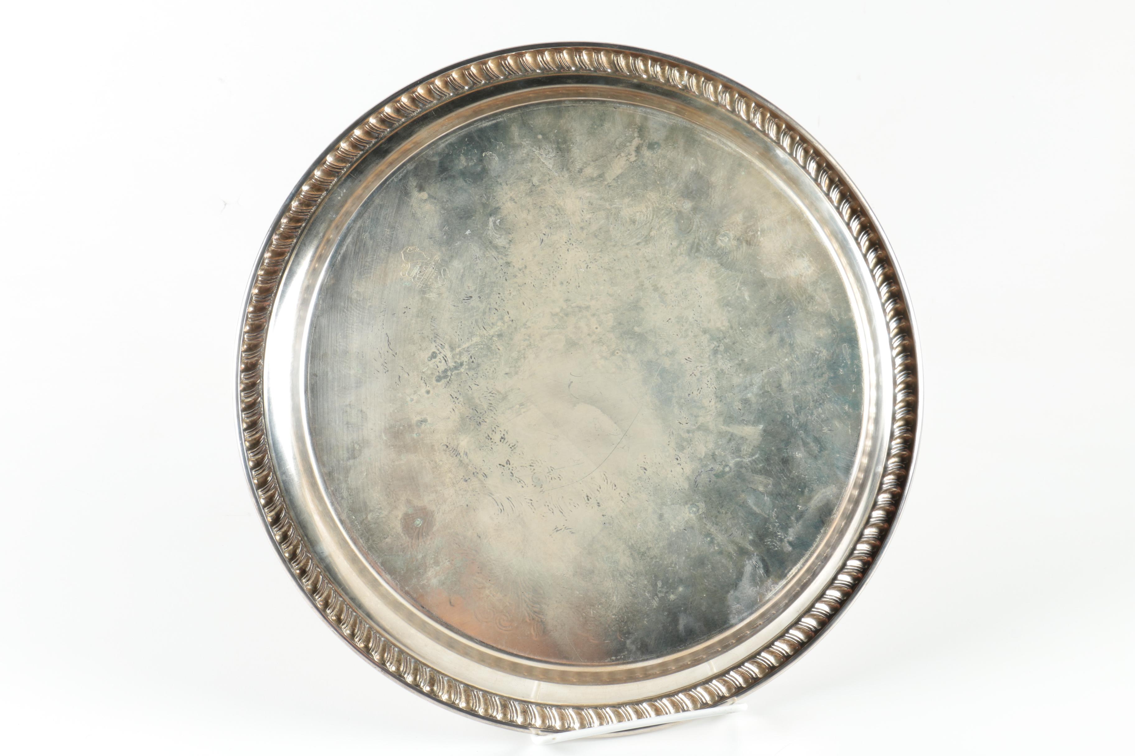 Silver Plated Trays Featuring International Silver Co.