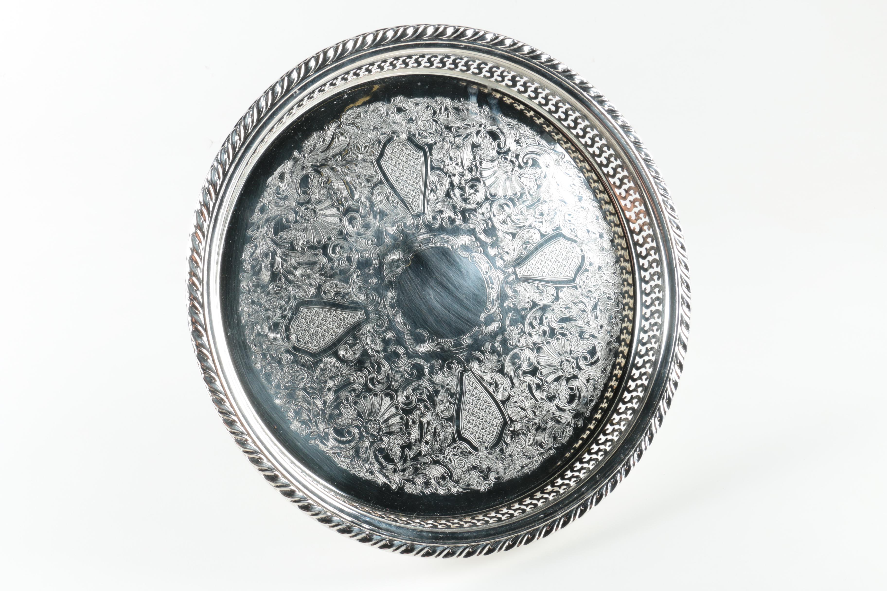 Silver Plated Trays Featuring International Silver Co.