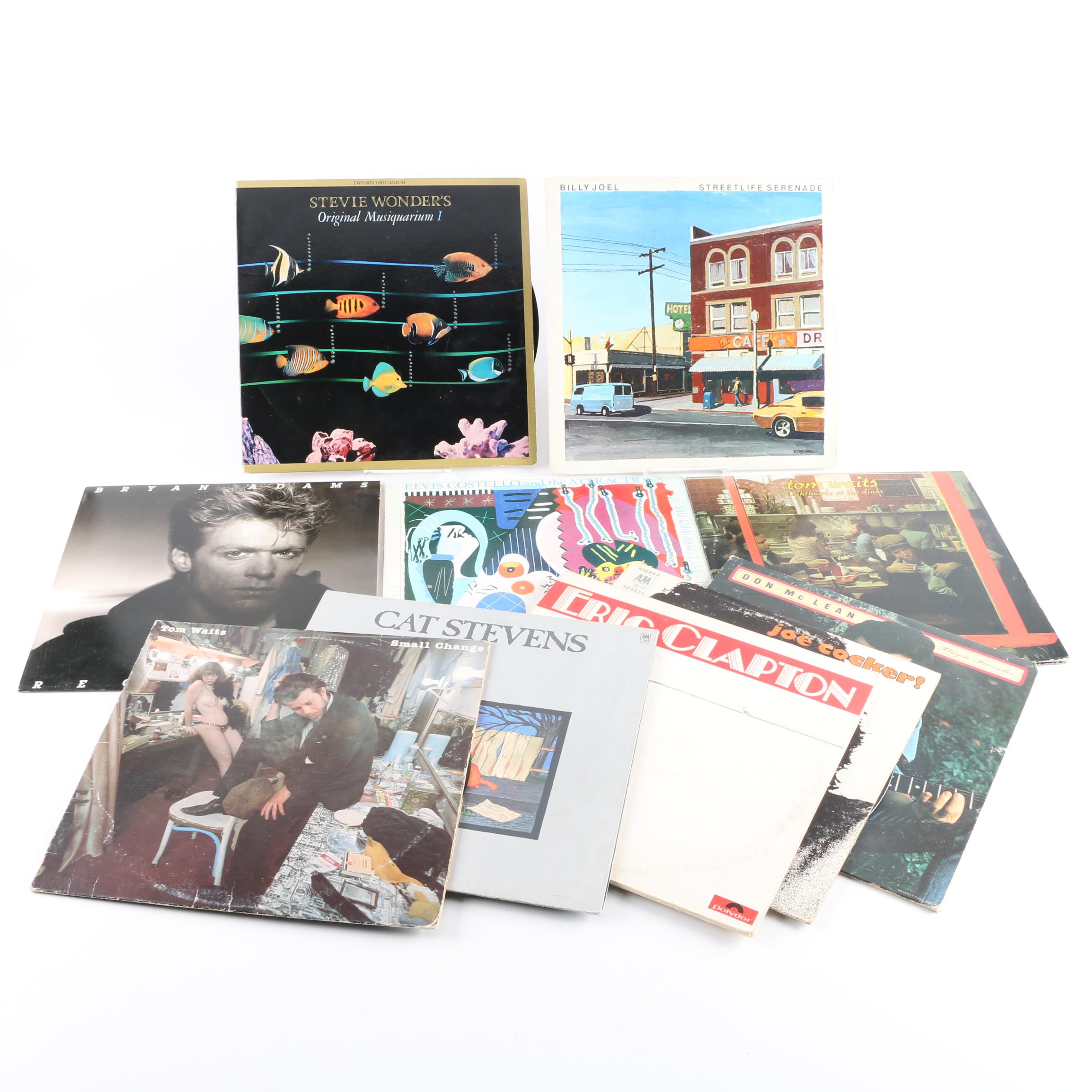 Eric Clapton, Tom Waits, Cat Stevens, Elvis Costello, and Other LPs