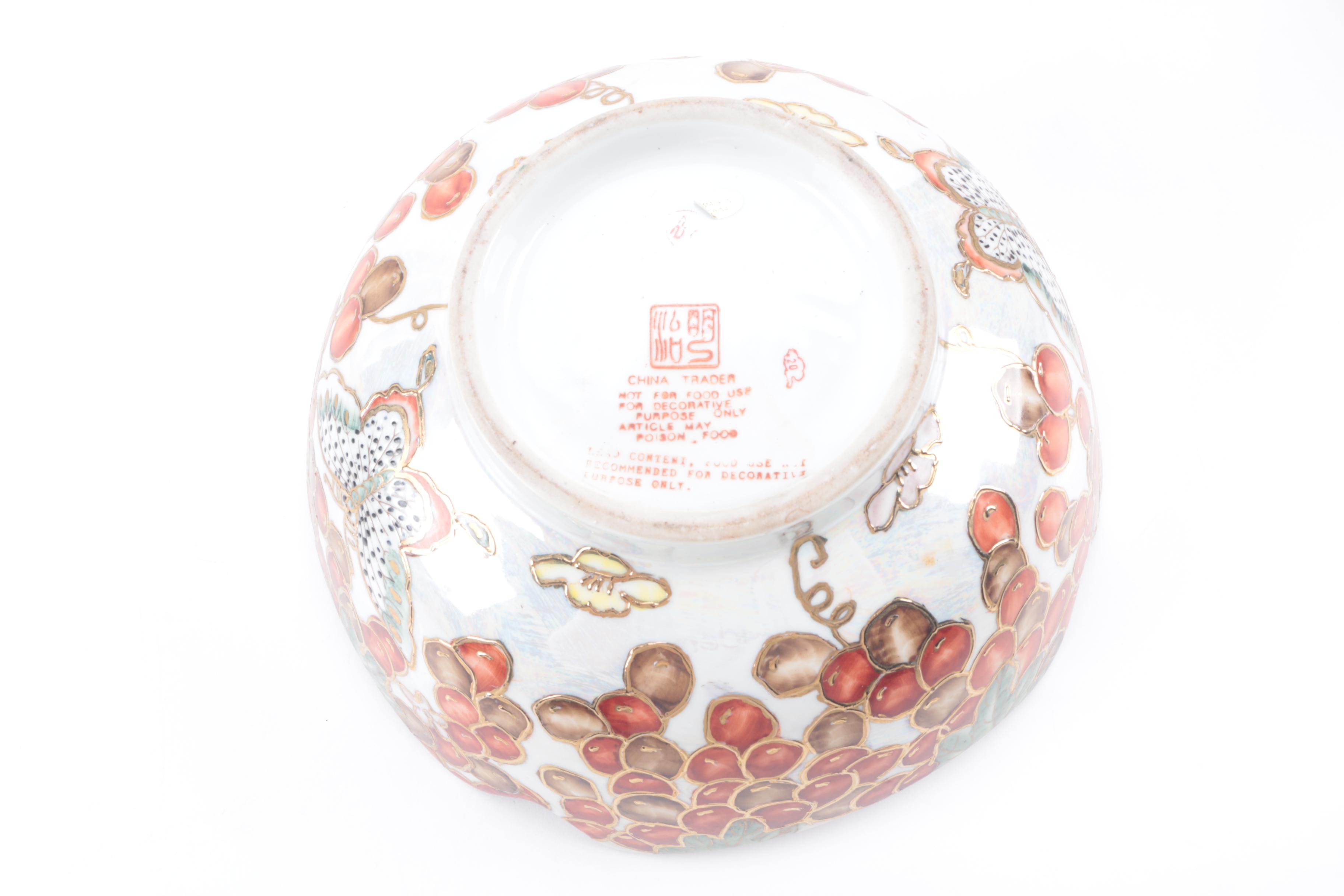 Matching Porcelain Vase and Plate with Lenox Picture Frame