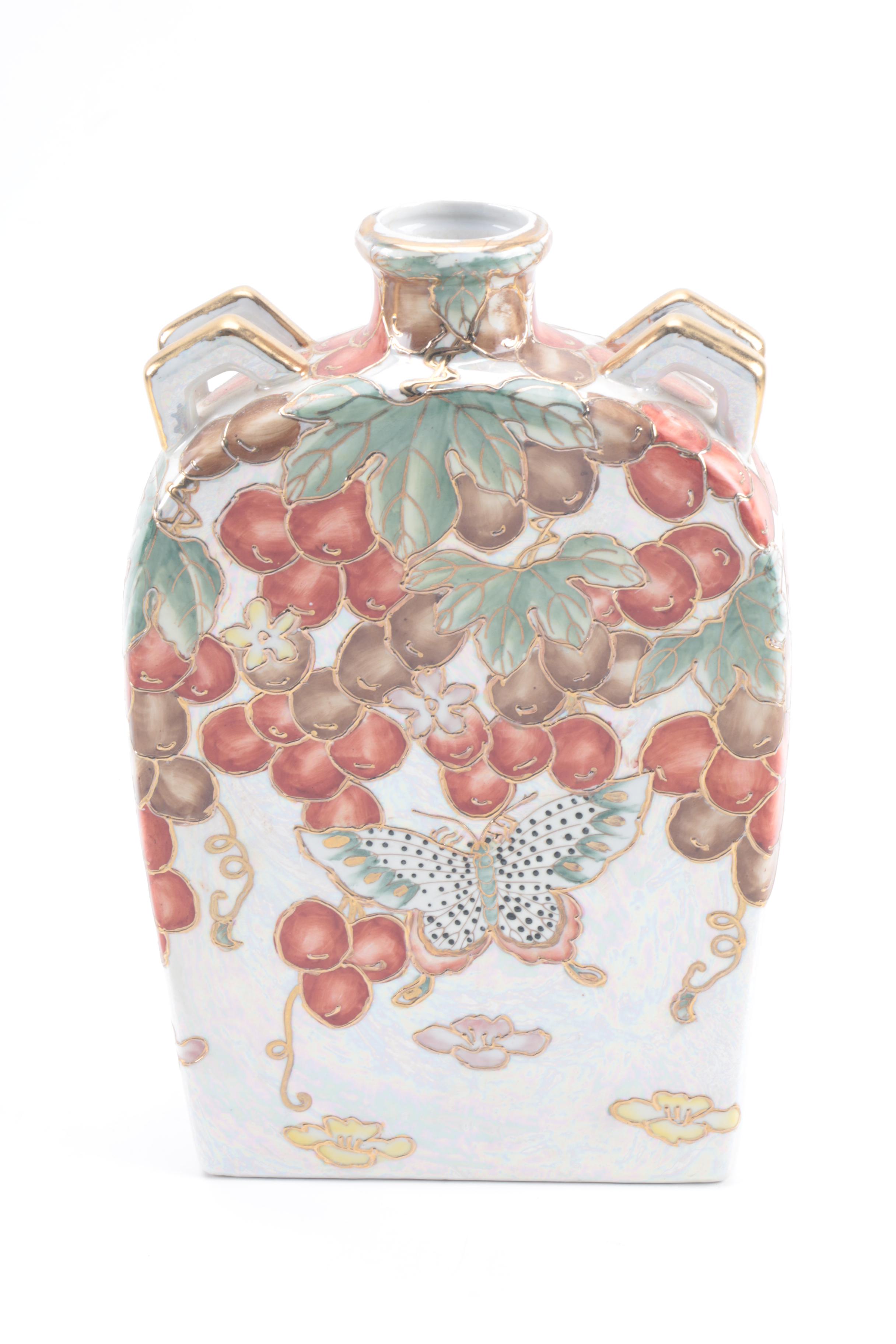 Matching Porcelain Vase and Plate with Lenox Picture Frame