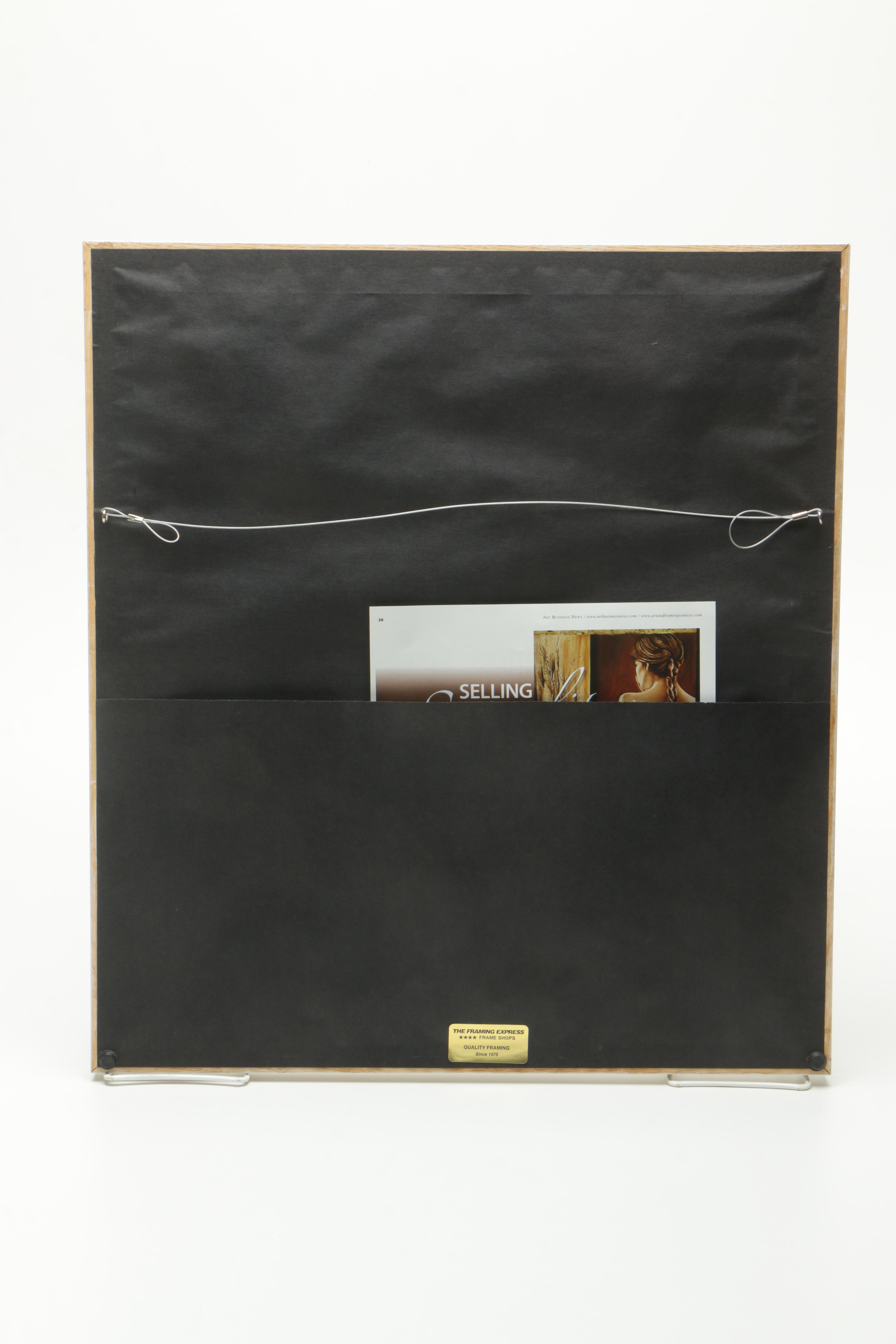 Offset Lithograph After Karen Seamon Watercolor Painting