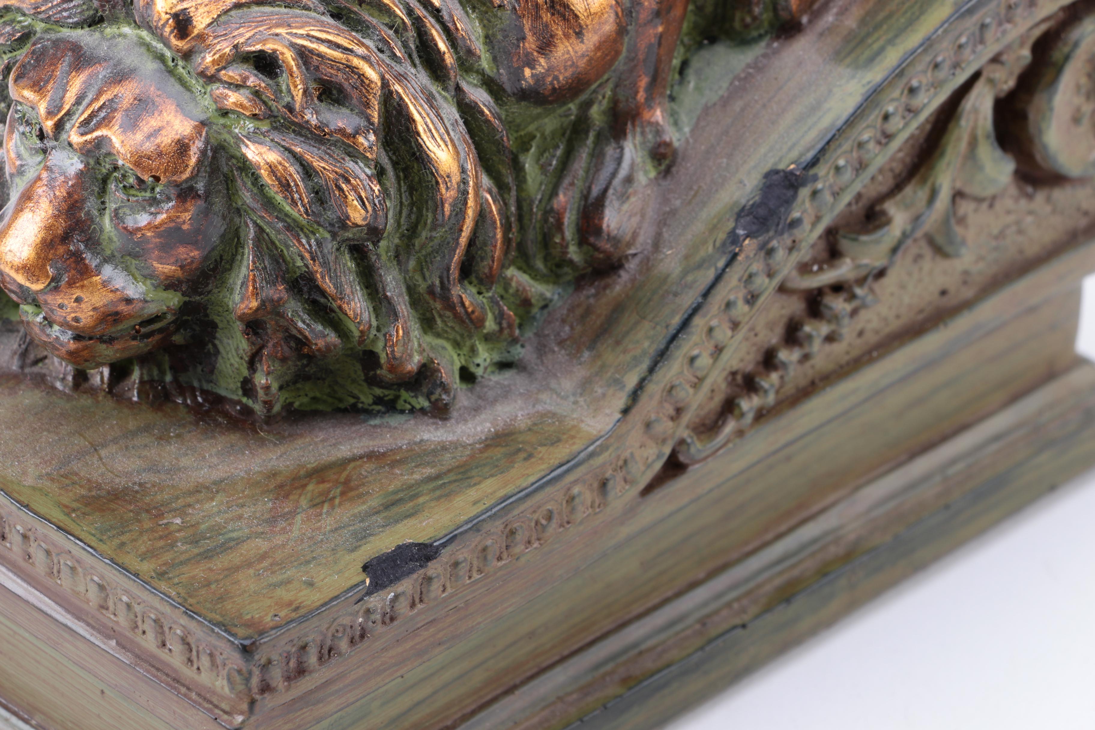 Pair of Lion Bookends