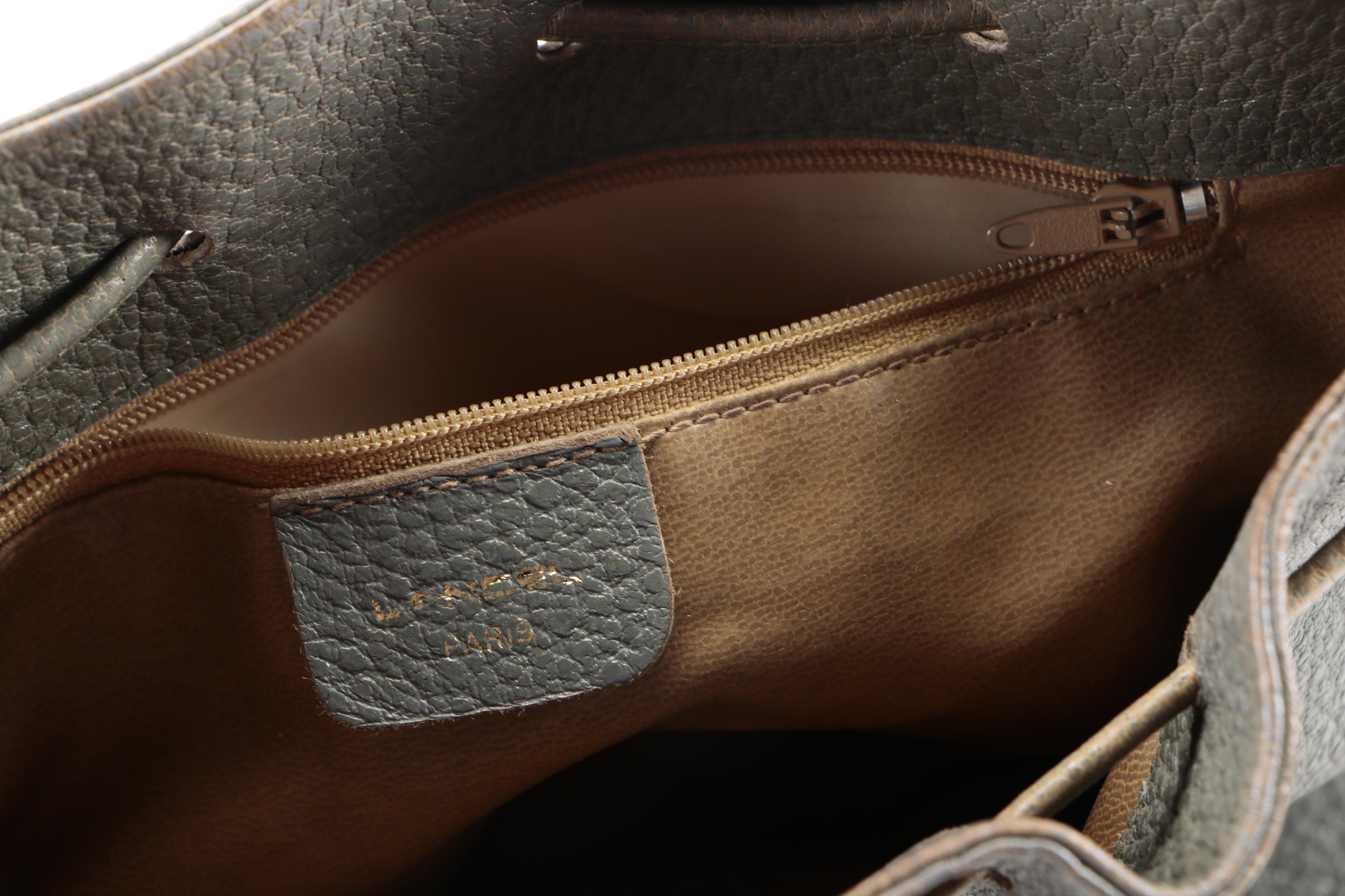 Collection of Vintage Leather Handbags Including Sonia Rykiel