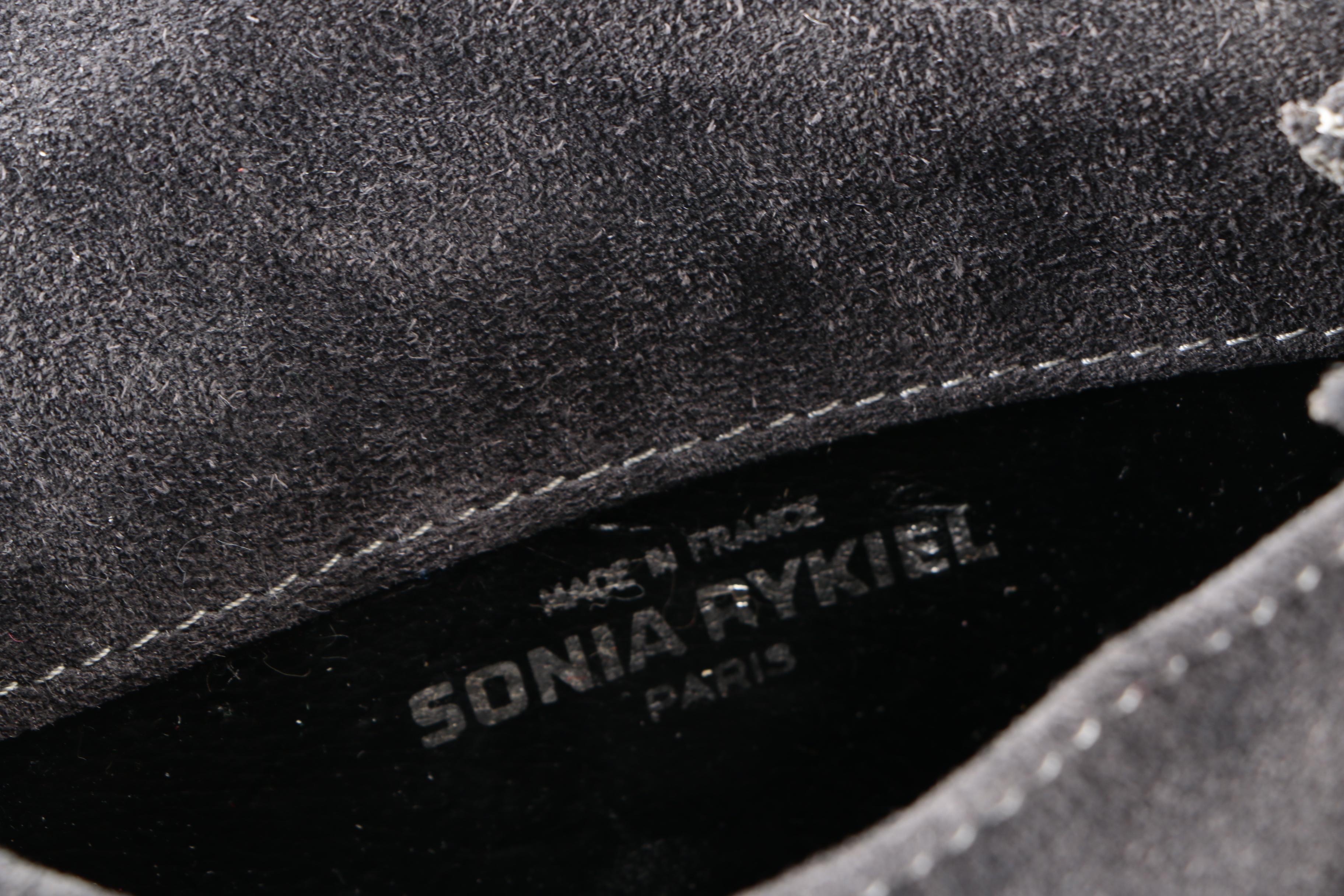 Collection of Vintage Leather Handbags Including Sonia Rykiel