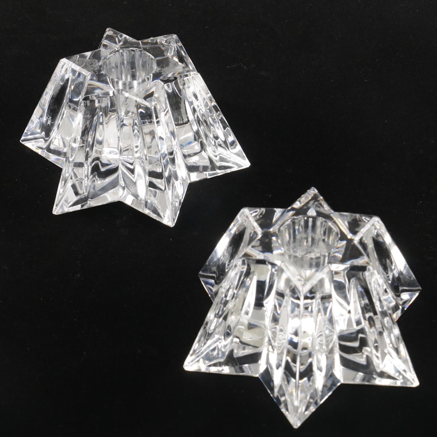 Waterford Crystal Star Candleholders