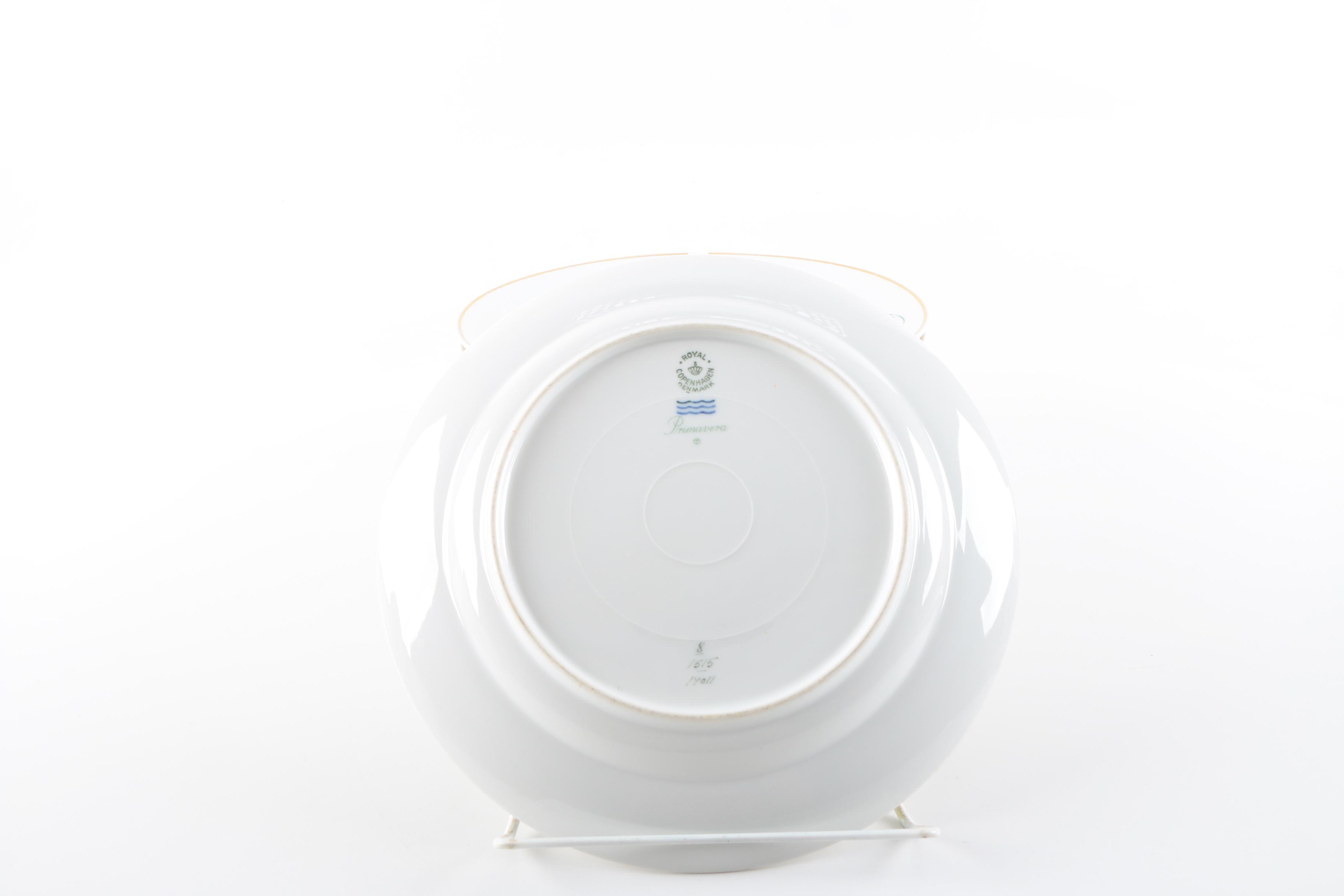 Royal Copenhagen "Primavera" Porcelain Dishes