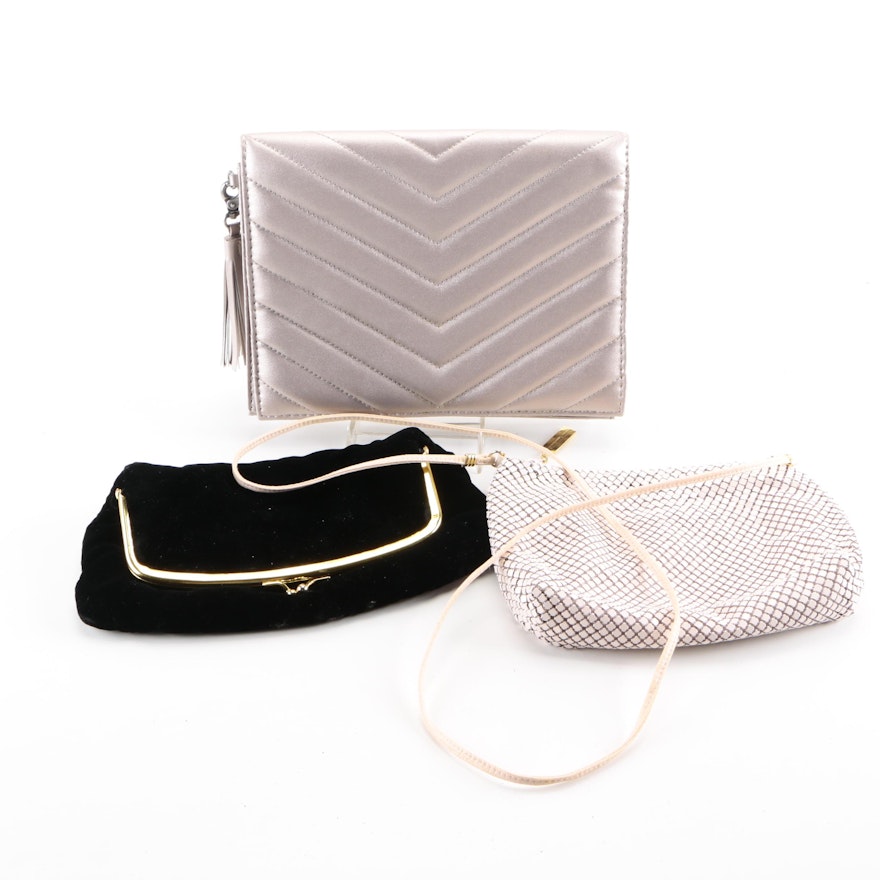 Three Evening Bags Including Whiting and Davis