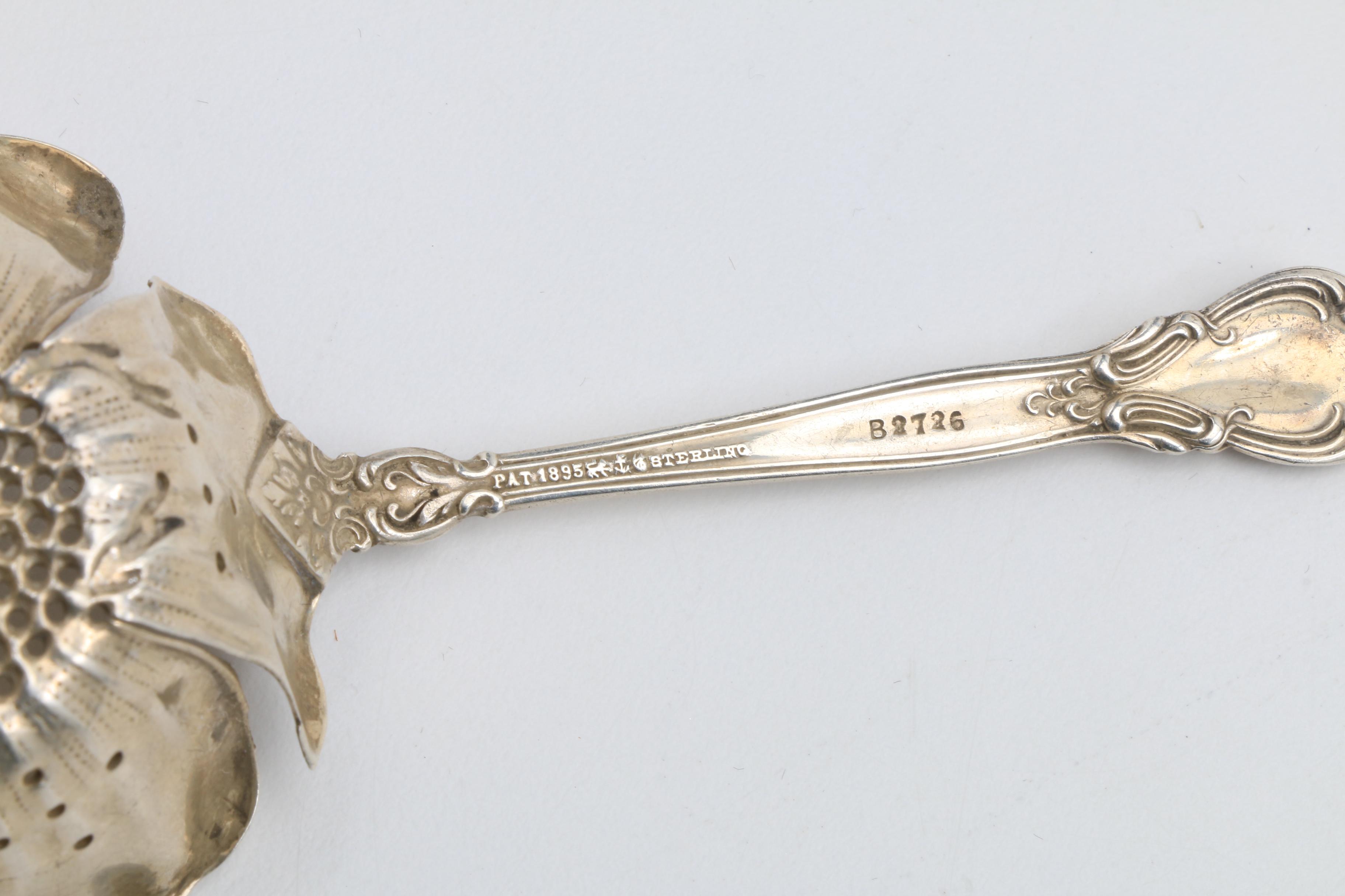 Gorham and Roden Brothers Sterling Silver Tea Strainers