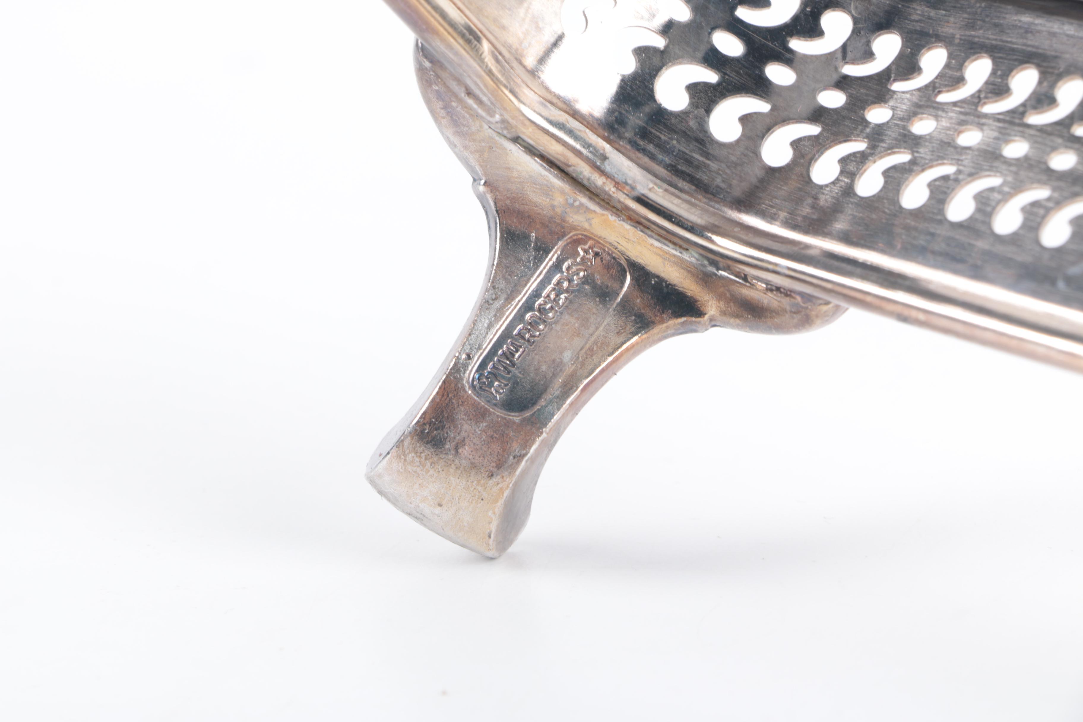 Wm Rogers Casserole Silver Plate Casserole Server and Other Silver Plate Items