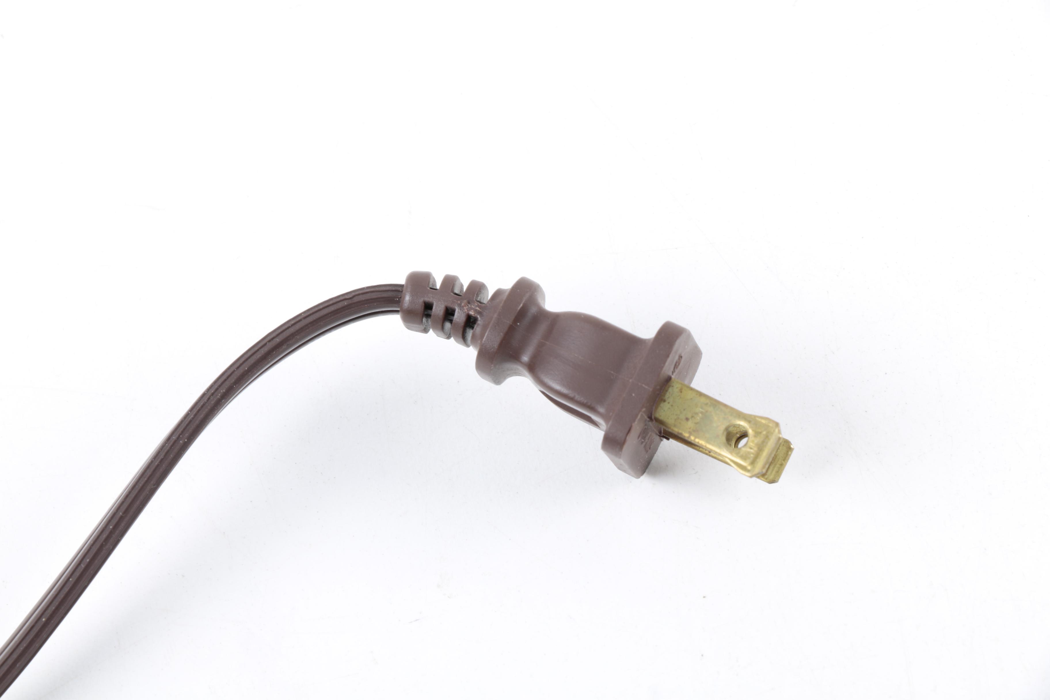 Cast Metal and Stained Glass Alligator Accent Lamp