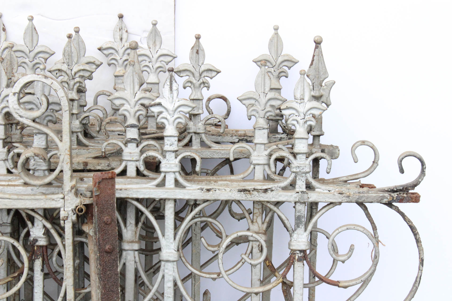 Vintage Cincinnati Iron Fence Co. Wrought Iron Fencing