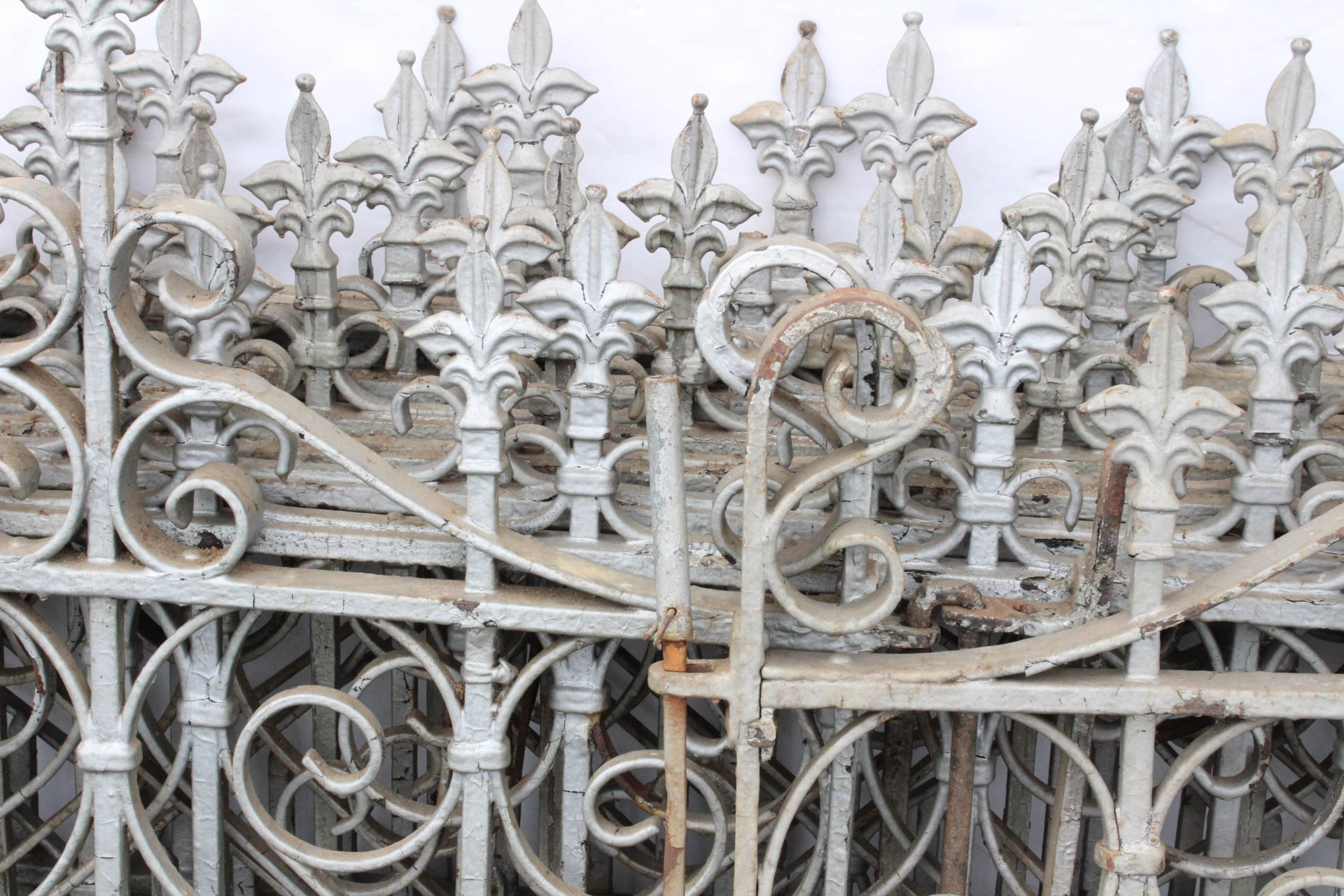 Vintage Cincinnati Iron Fence Co. Wrought Iron Fencing