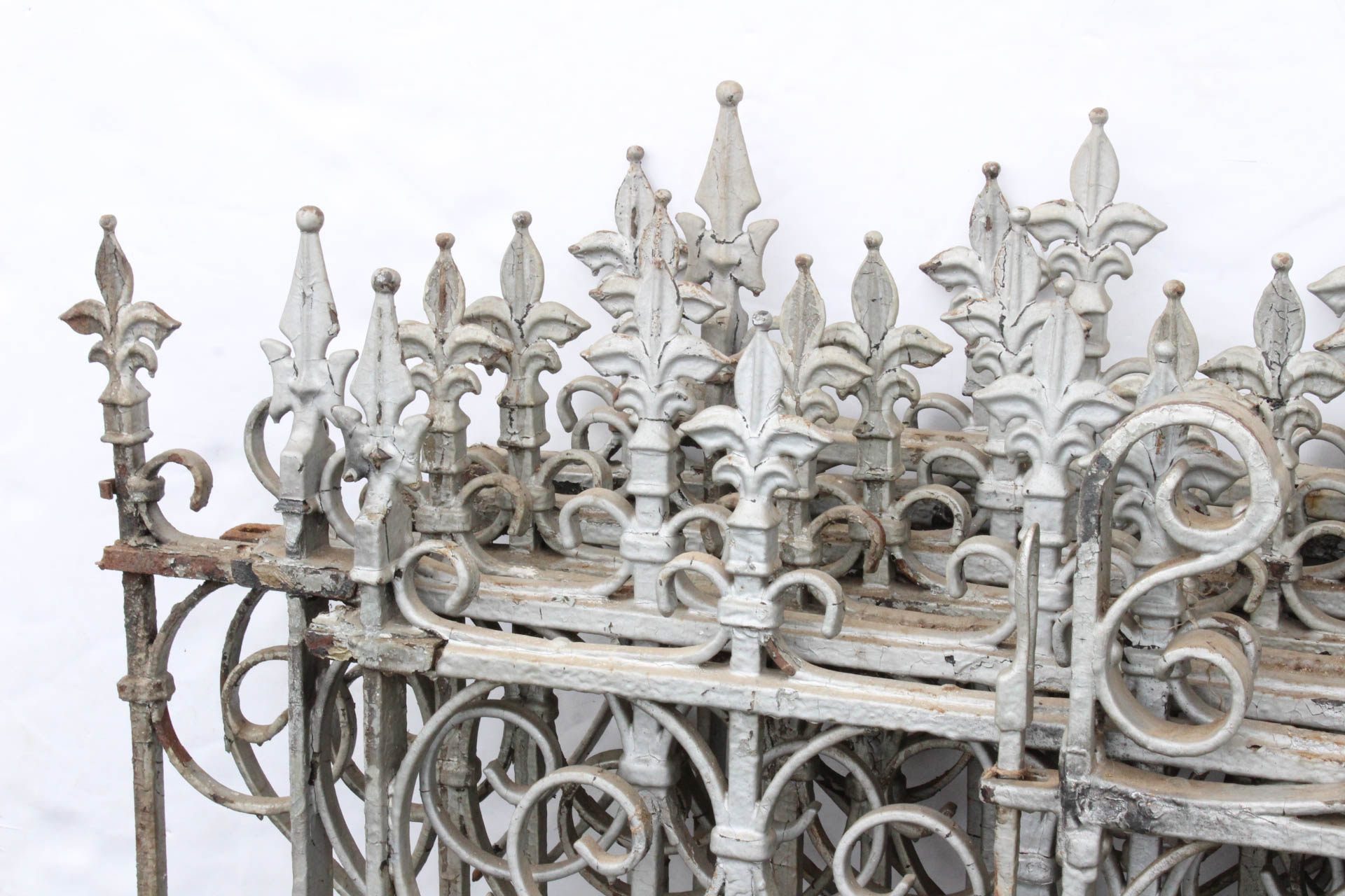 Vintage Cincinnati Iron Fence Co. Wrought Iron Fencing