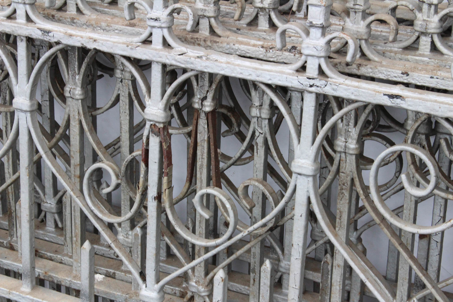 Vintage Cincinnati Iron Fence Co. Wrought Iron Fencing