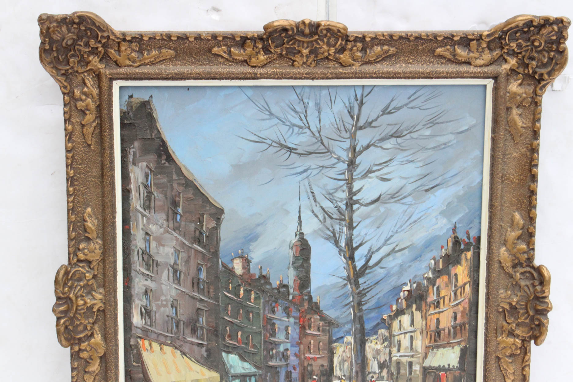 Acrylic Painting on Canvas "Paris"