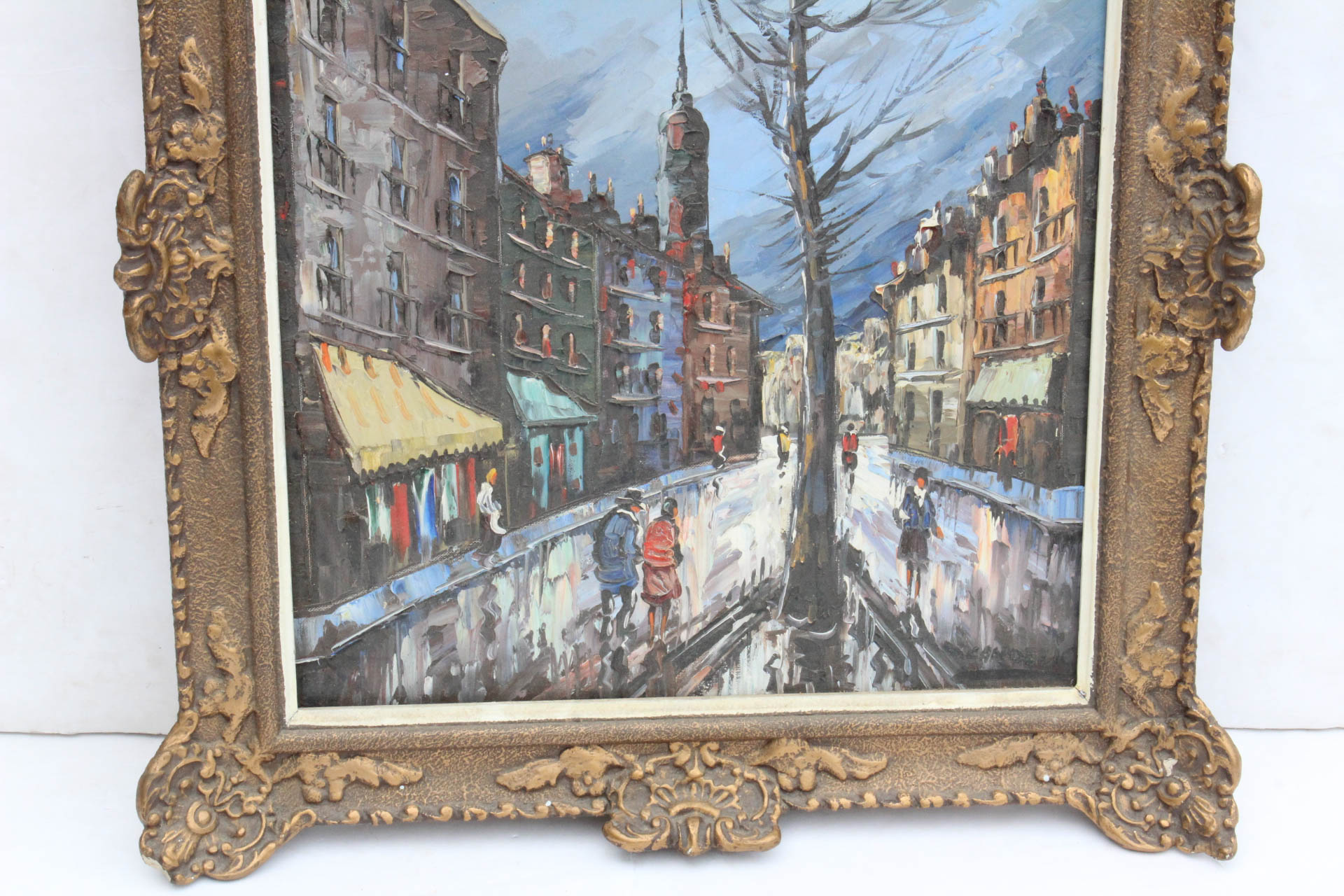 Acrylic Painting on Canvas "Paris"