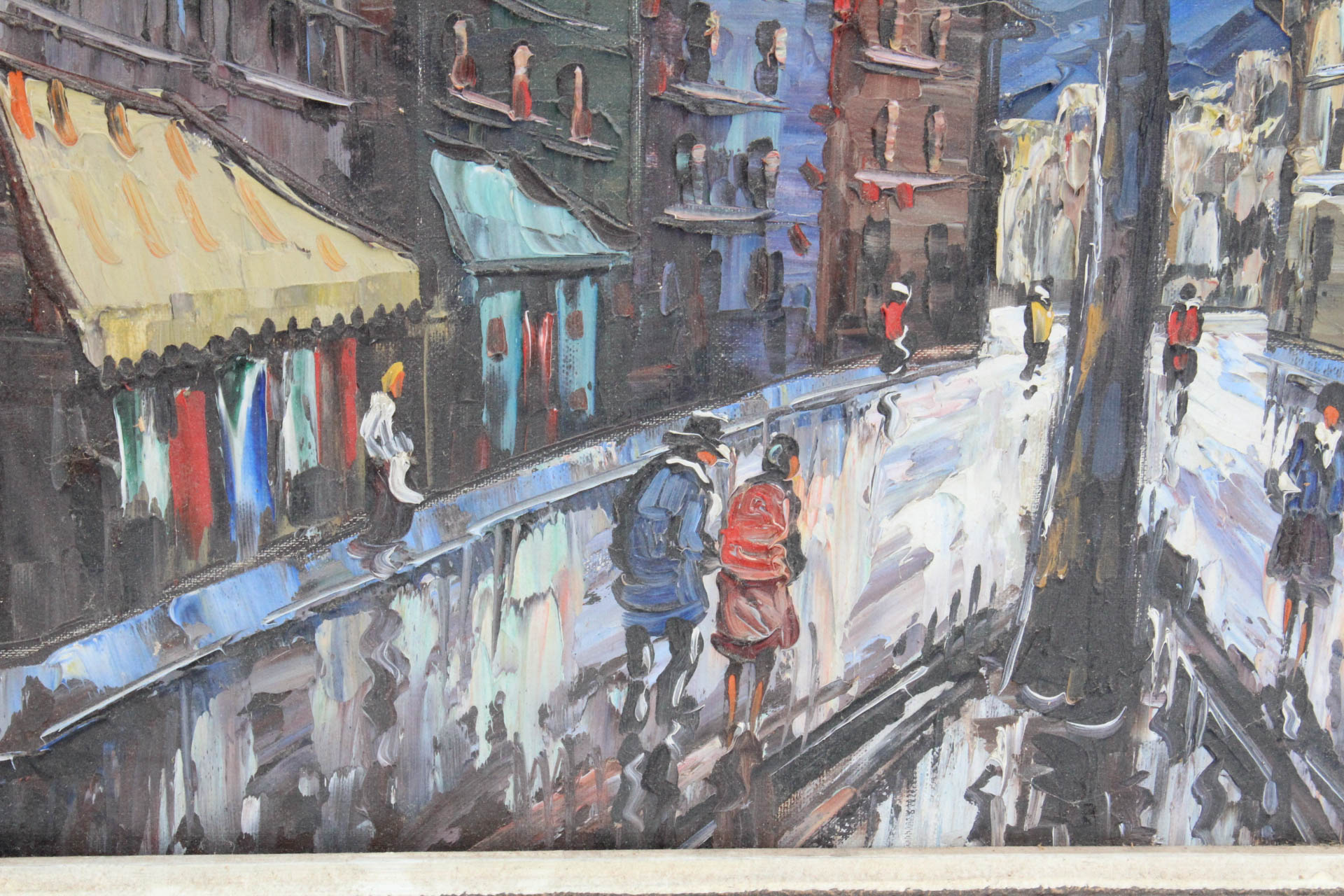 Acrylic Painting on Canvas "Paris"