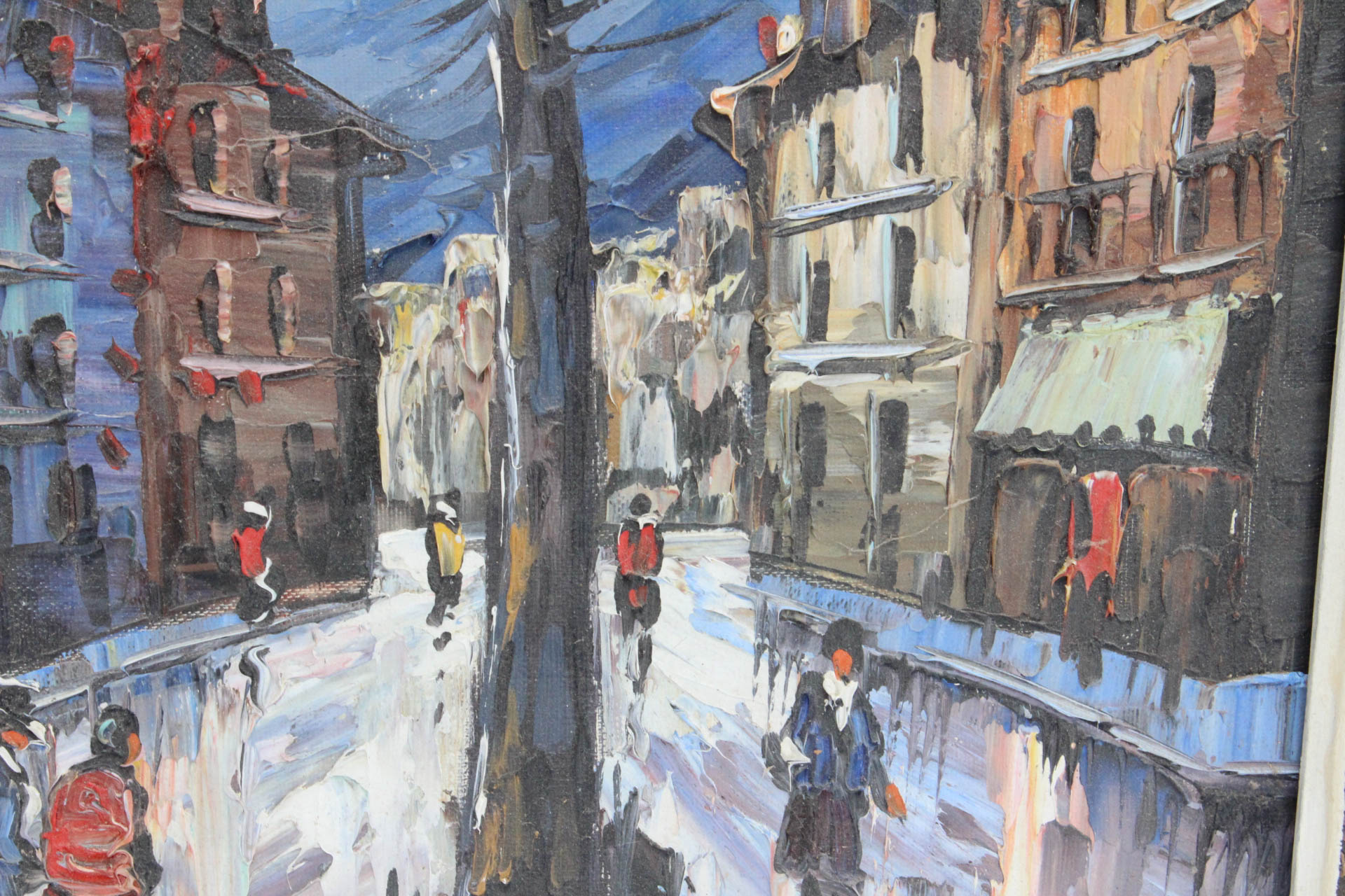 Acrylic Painting on Canvas "Paris"