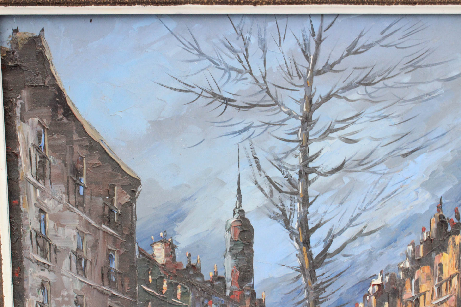 Acrylic Painting on Canvas "Paris"