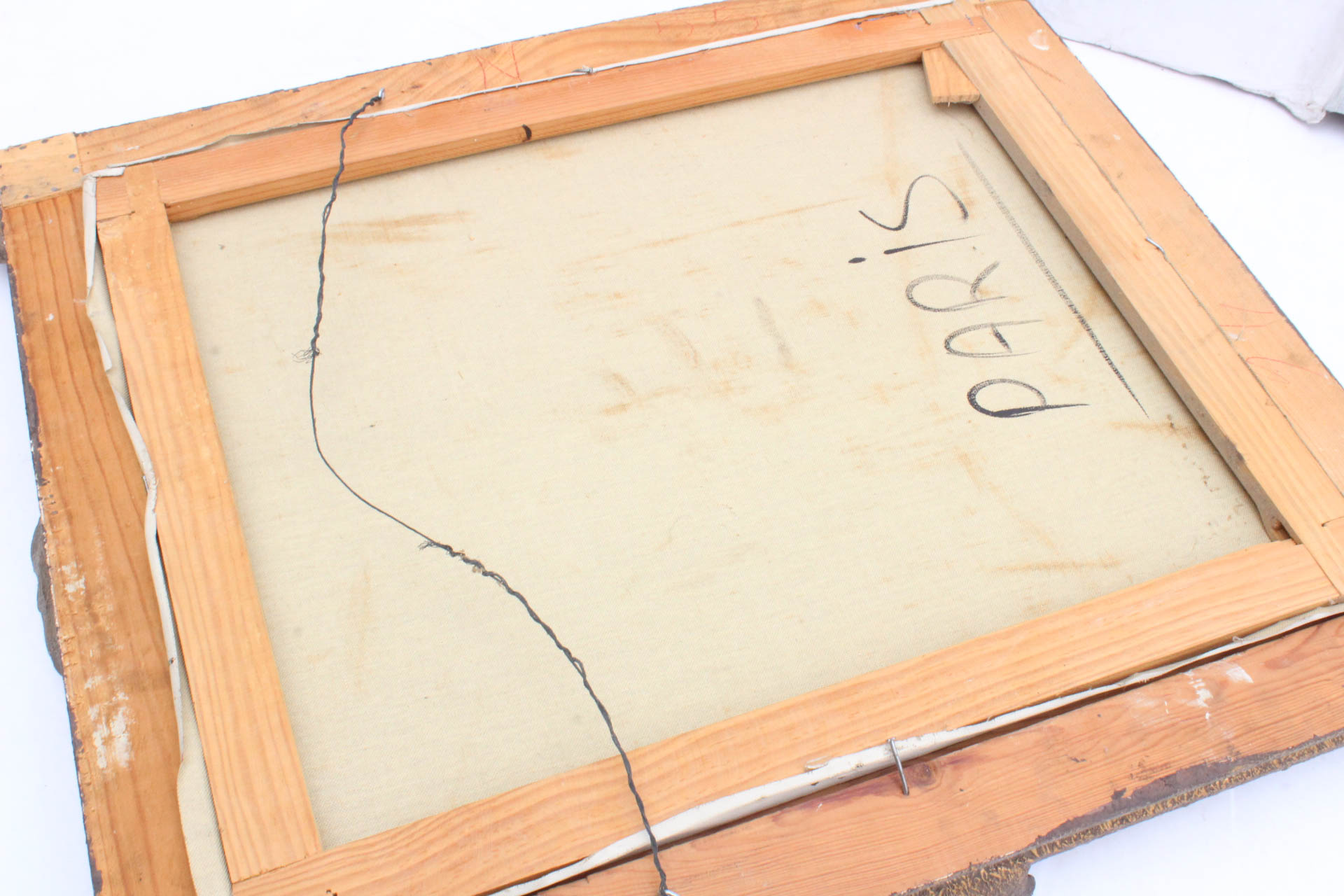 Acrylic Painting on Canvas "Paris"