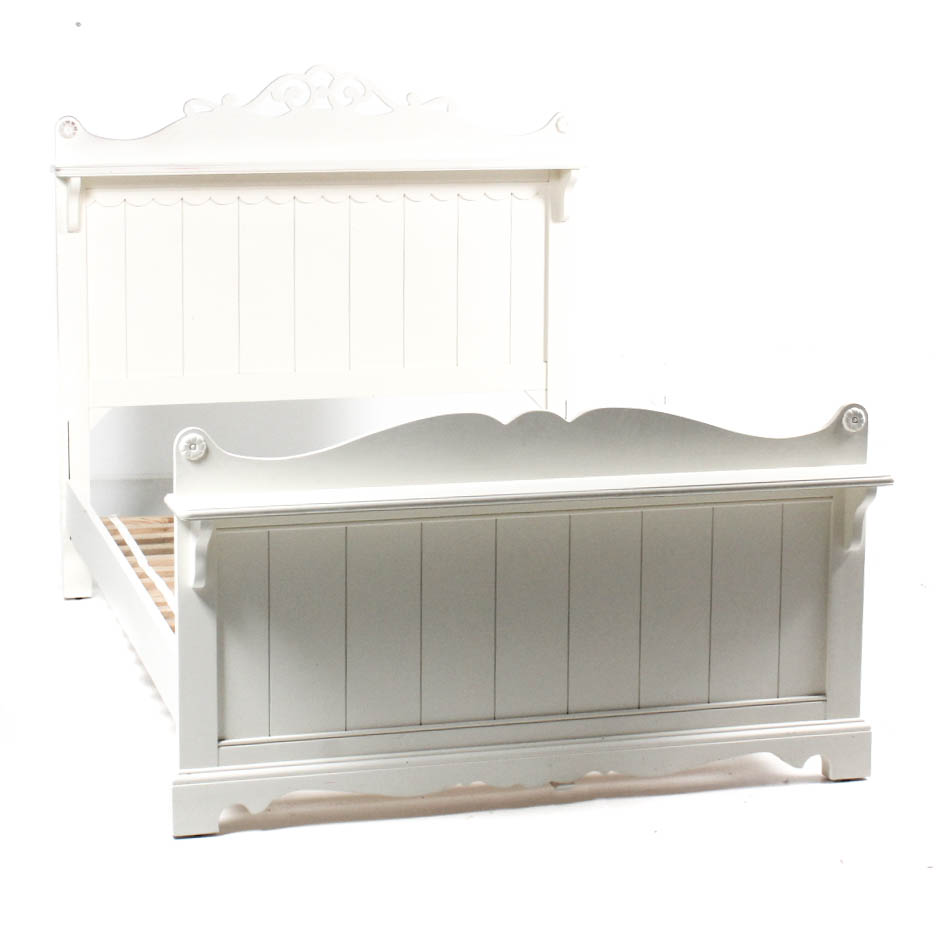 White Twin Bed Frame by Stanley Furniture