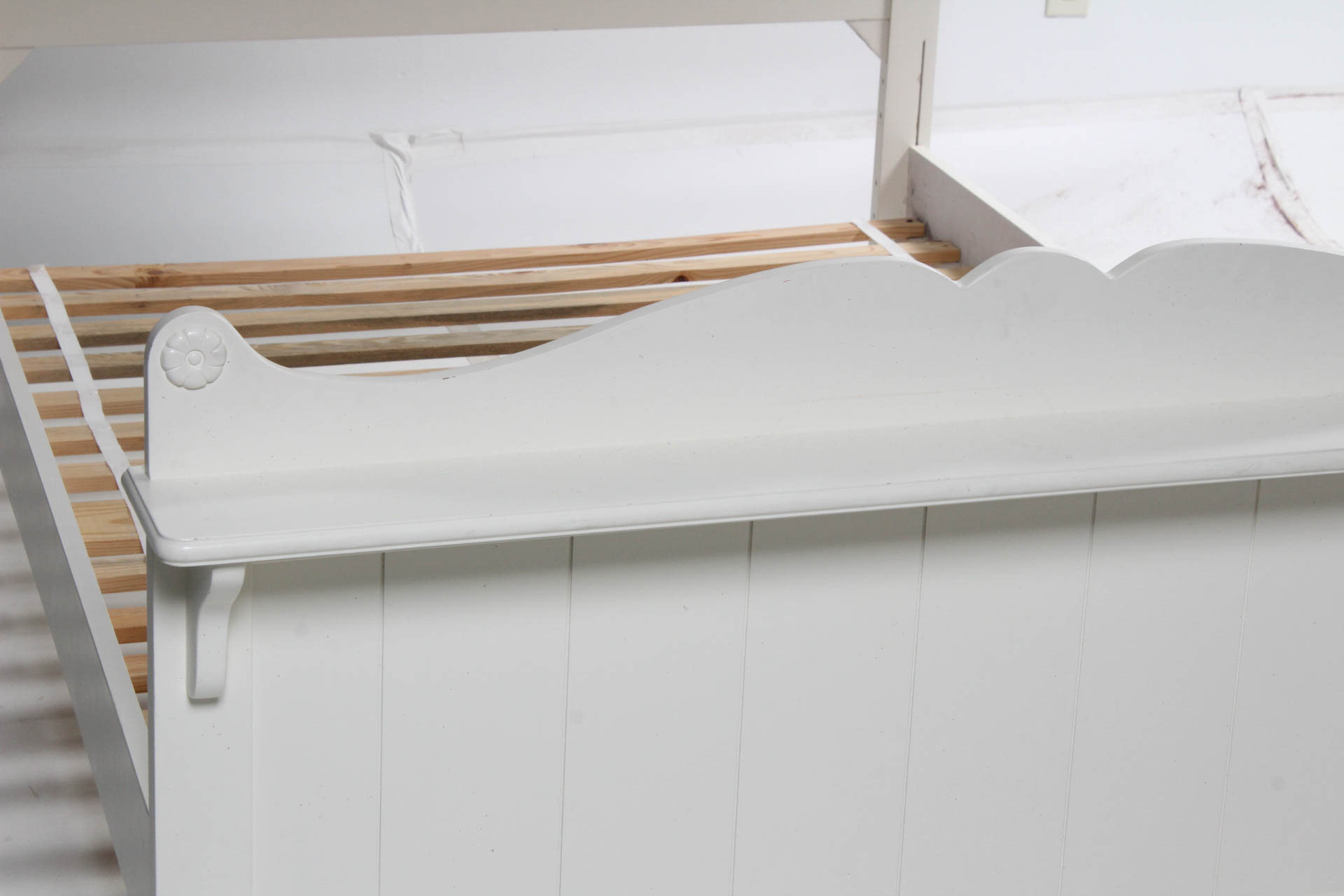 White Twin Bed Frame by Stanley Furniture