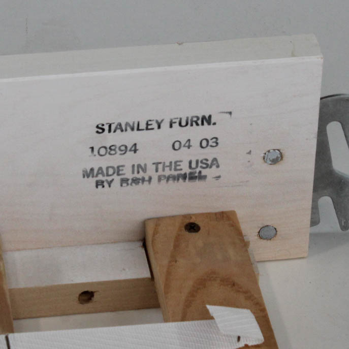 White Twin Bed Frame by Stanley Furniture