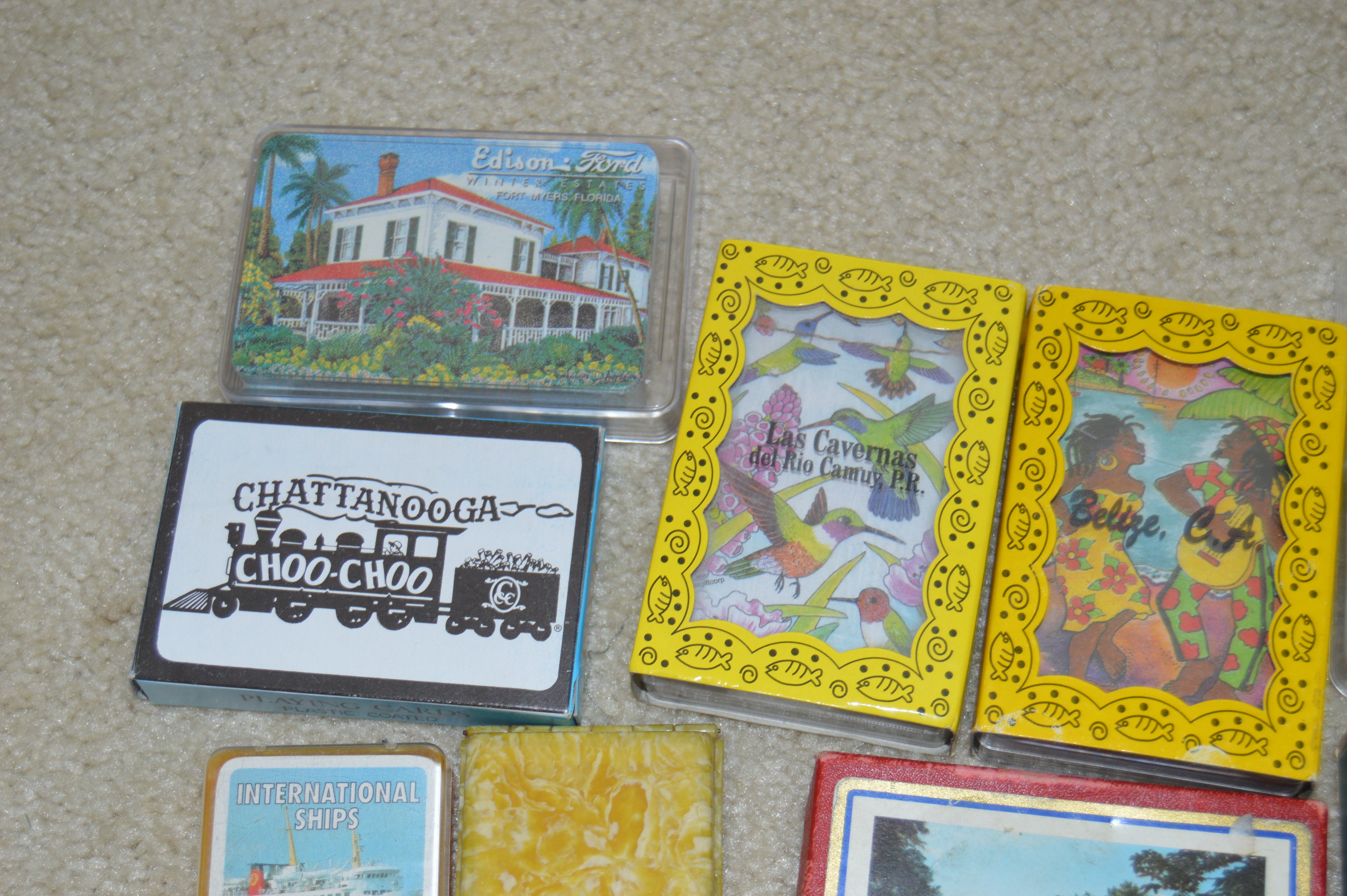 Generous Collection of Vintage Souvenir Playing Cards