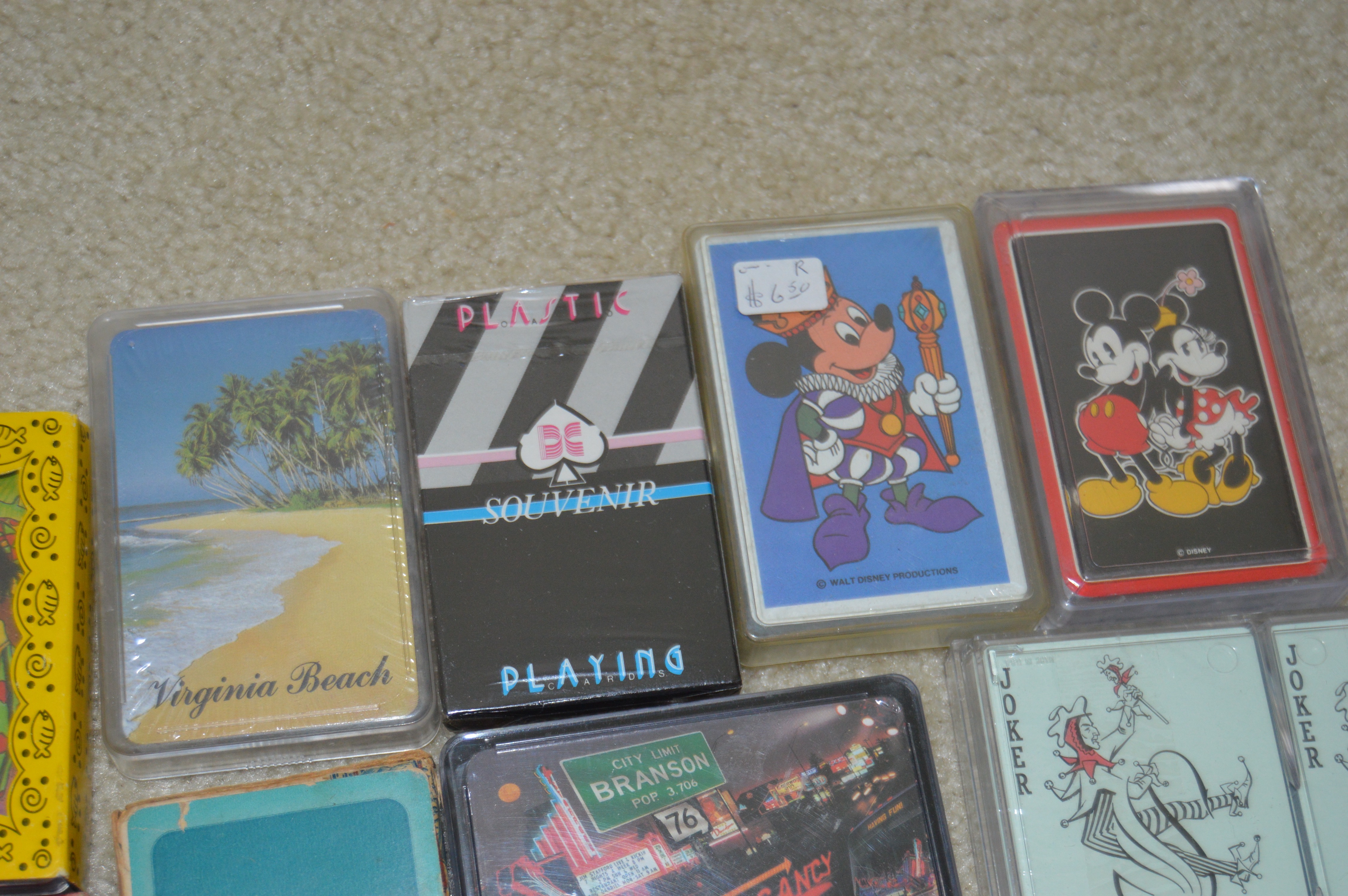 Generous Collection of Vintage Souvenir Playing Cards