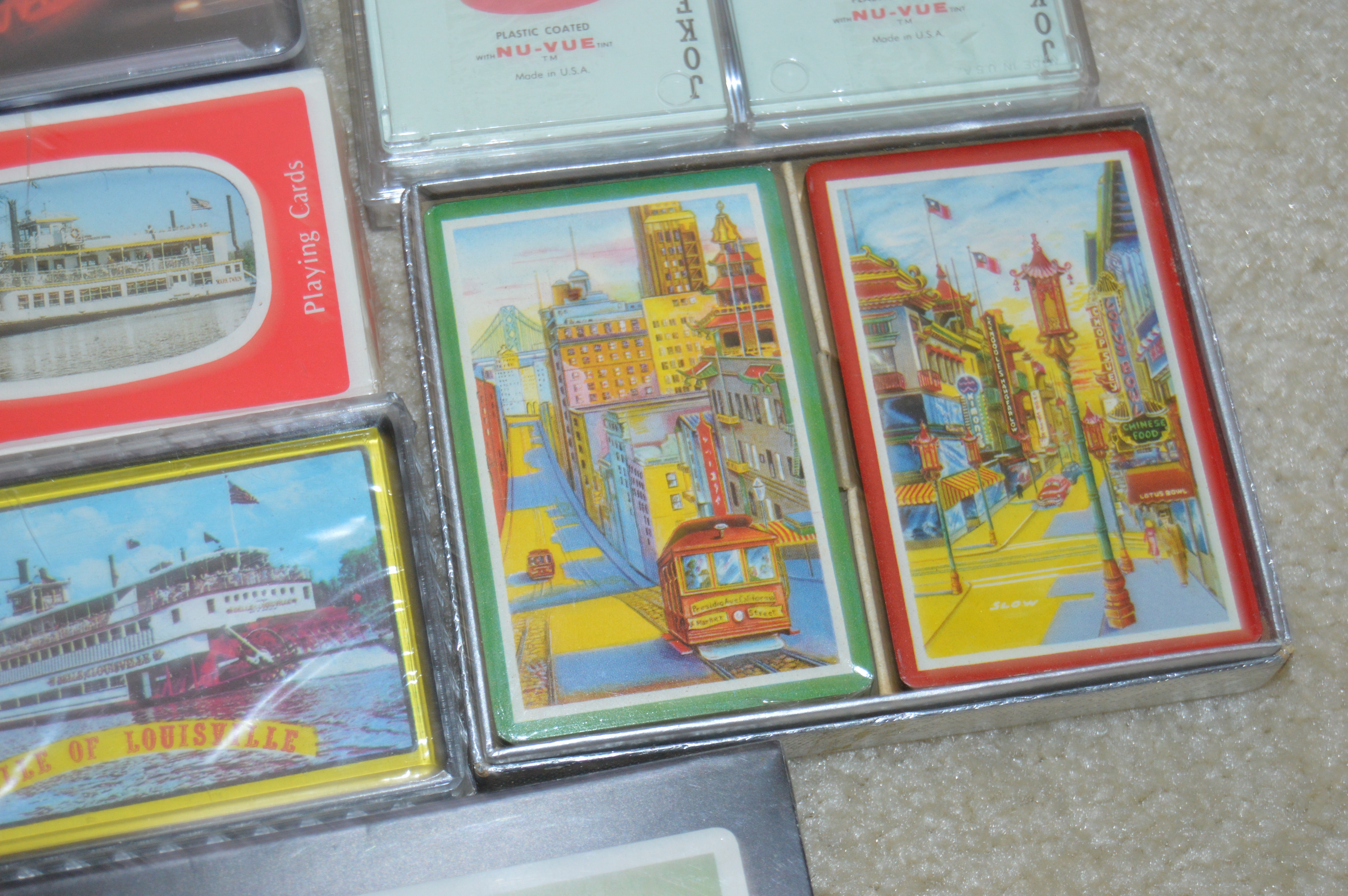 Generous Collection of Vintage Souvenir Playing Cards
