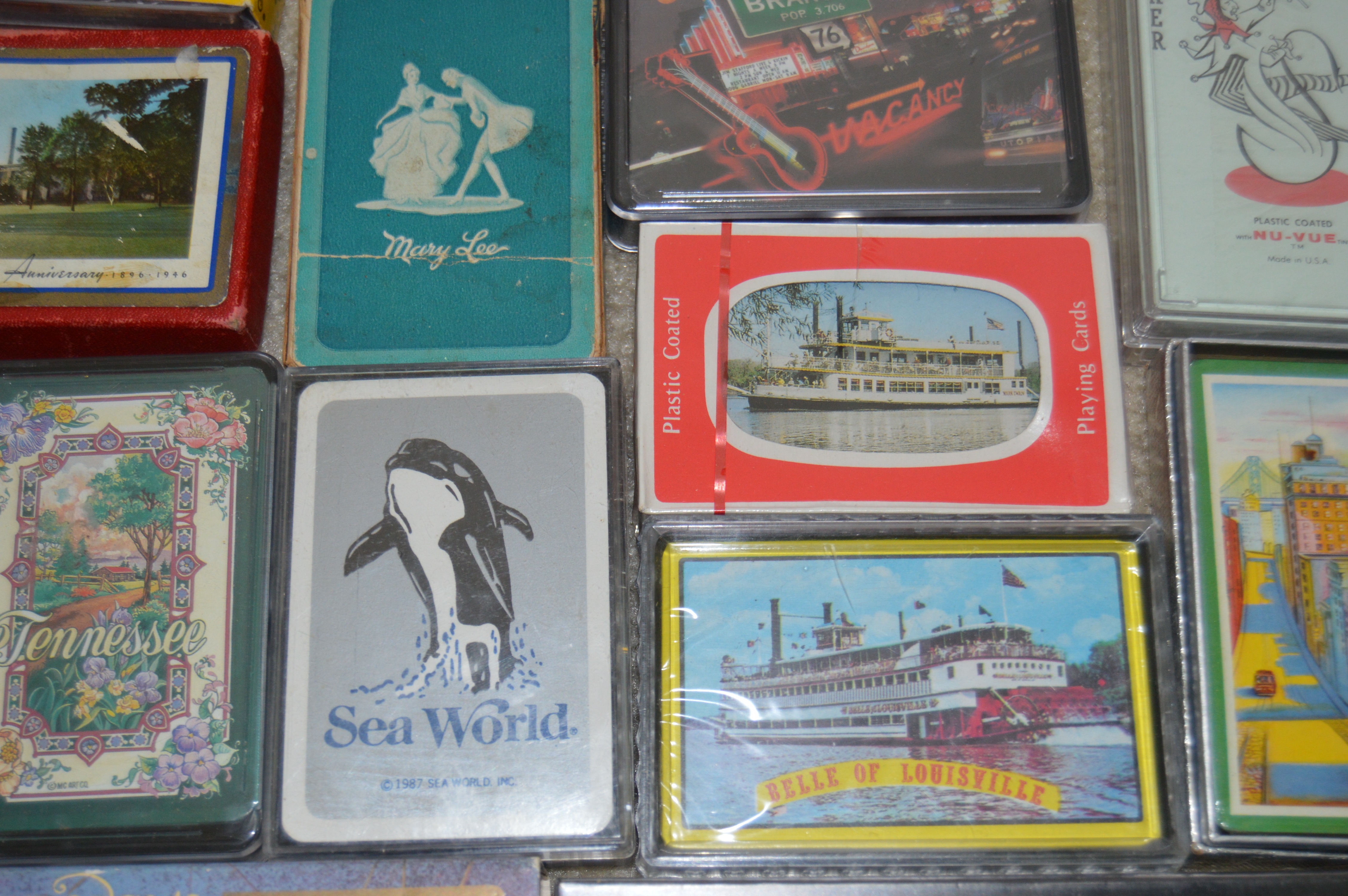 Generous Collection of Vintage Souvenir Playing Cards