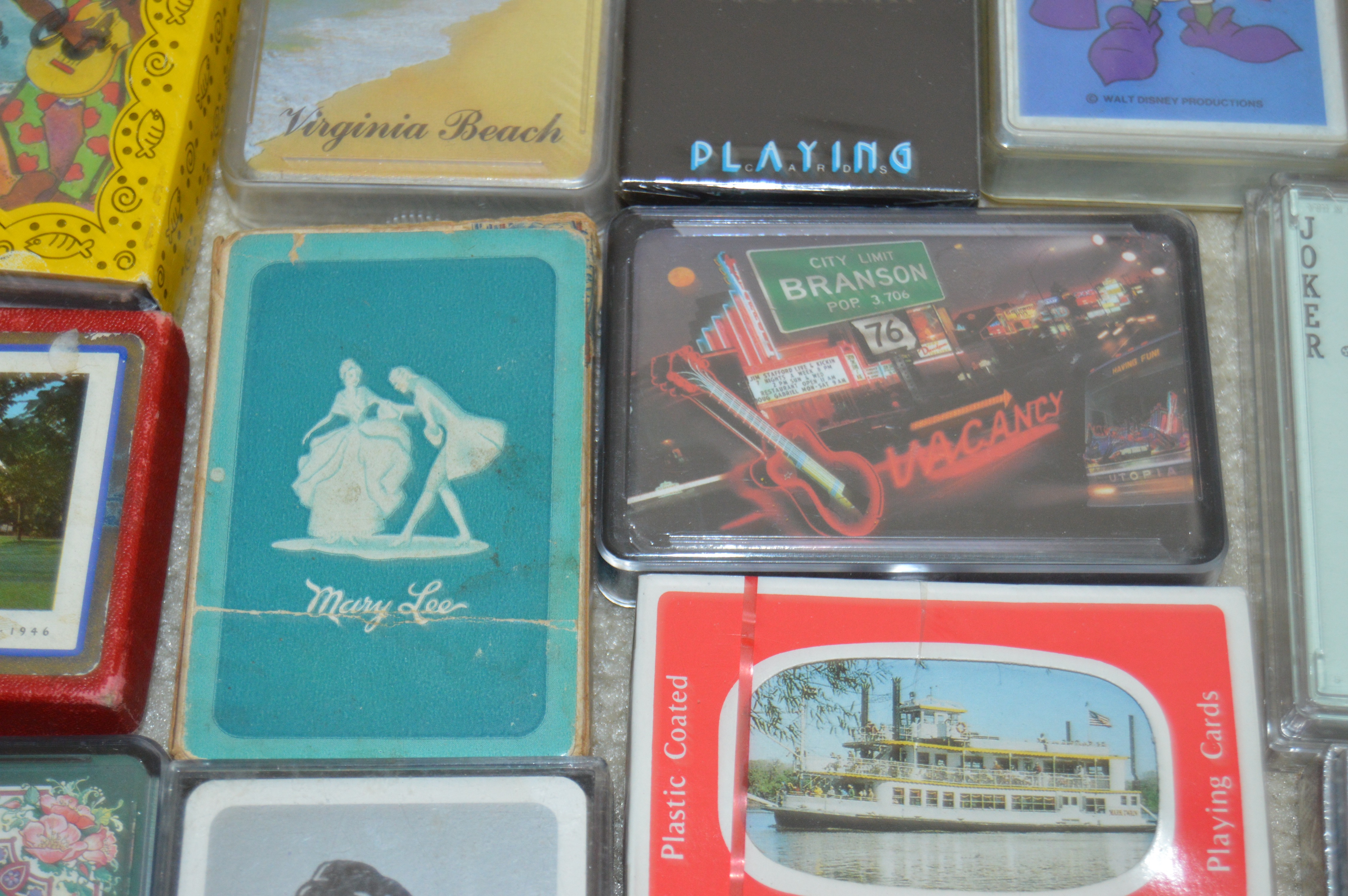 Generous Collection of Vintage Souvenir Playing Cards