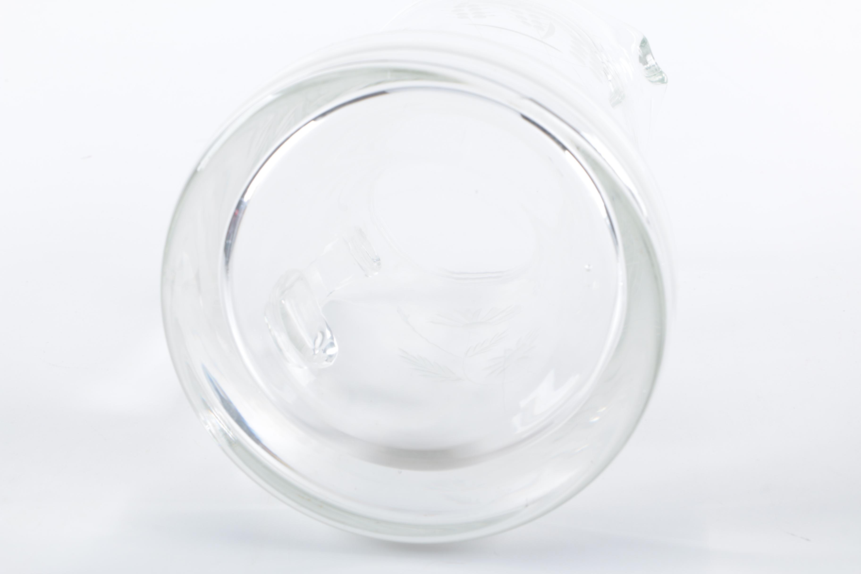Glass Etched Pitchers