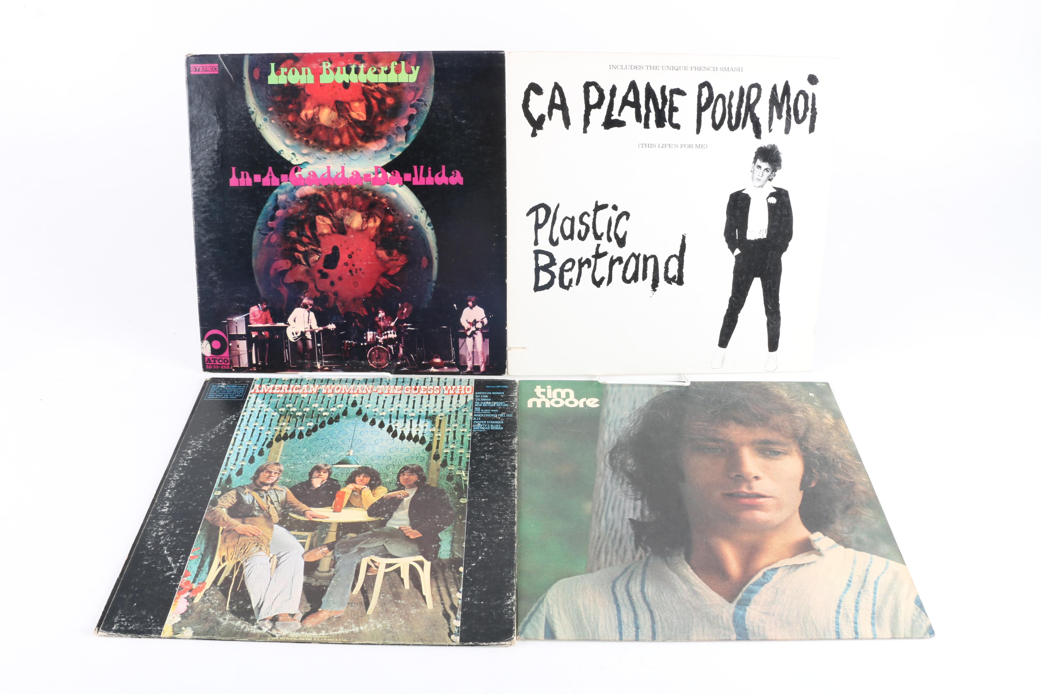 Grateful Dead, Iron Butterfly, Plastic Bertrand, and Other Vintage Rock/Pop LPs