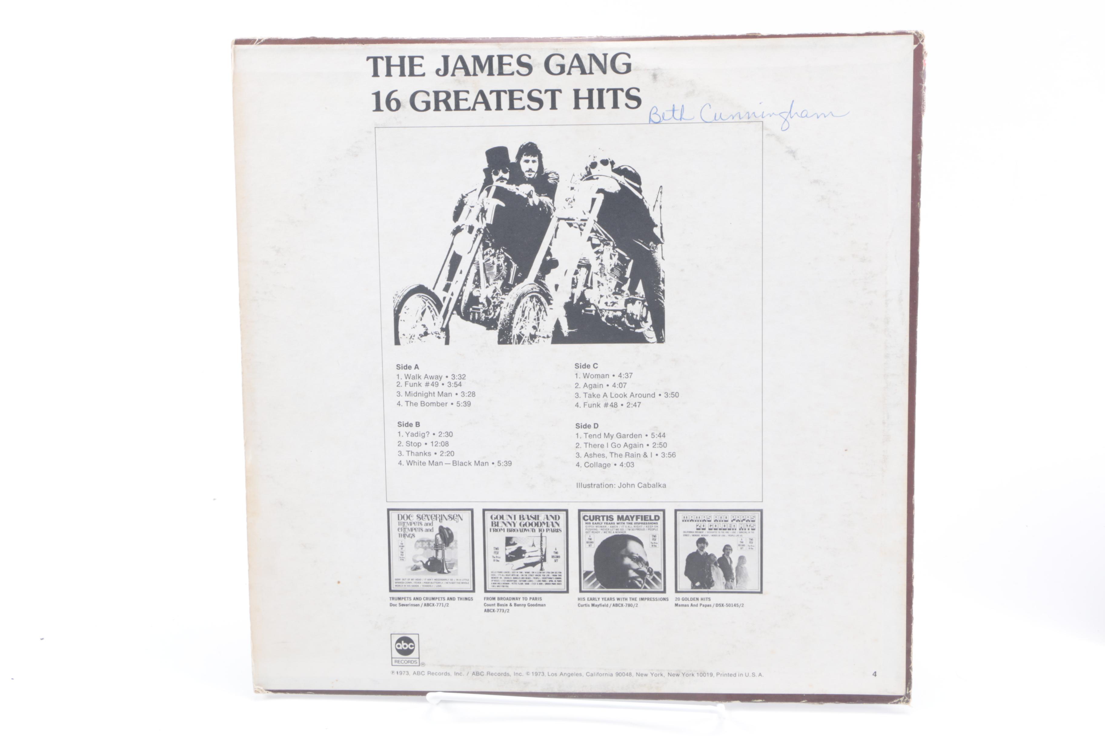 James Gang, Emerson Lake & Palmer, and Other Vintage LPs