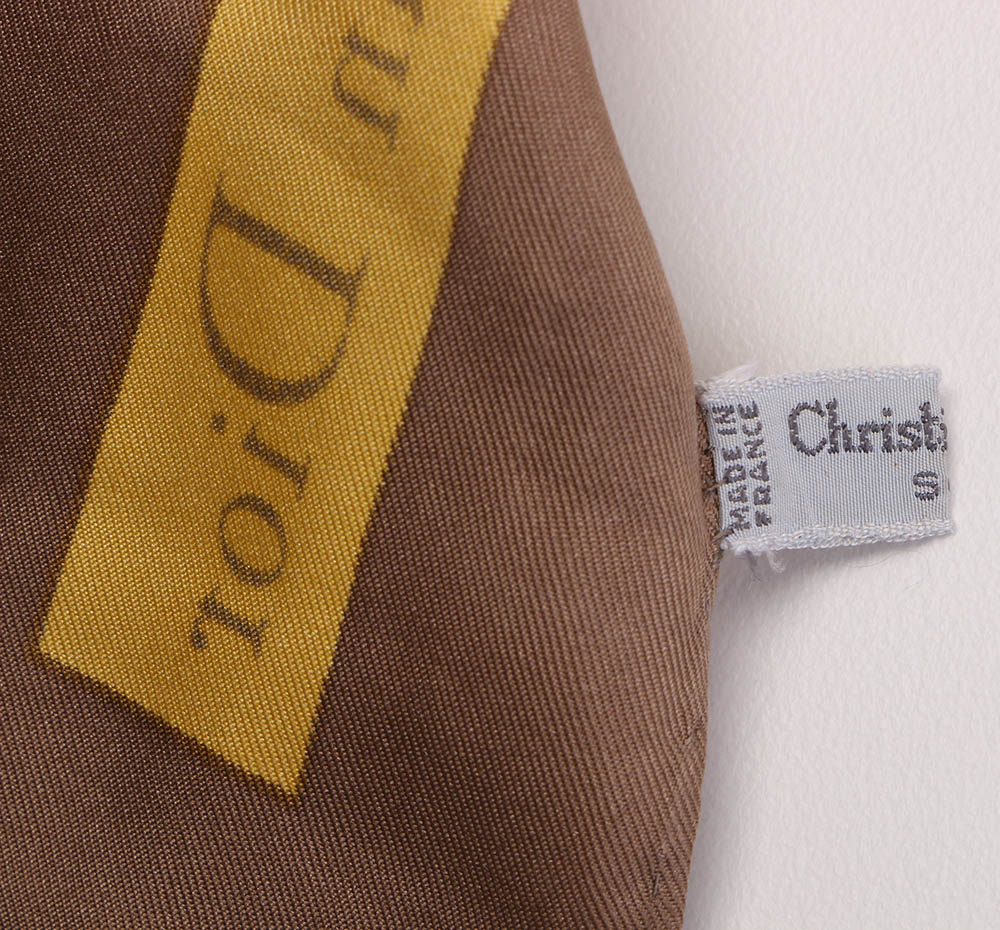 Christian Dior Floral Silk Scarf