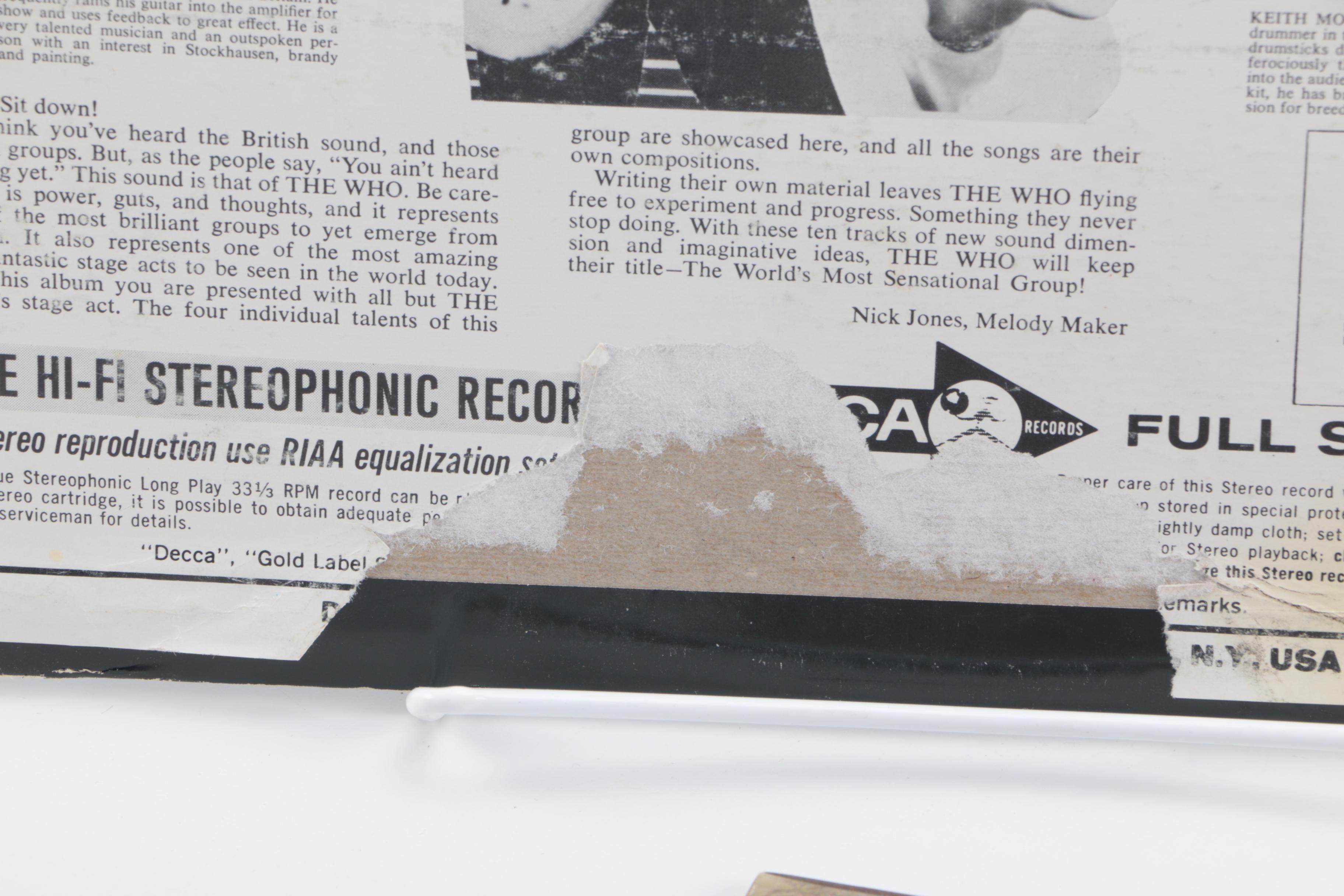 Alice Cooper, the Who, and Other Vintage LPs