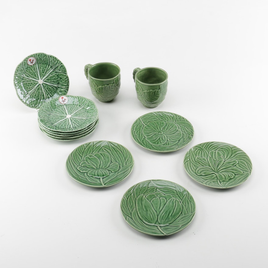 Bordallo Pinheiro Majolica Botanical Tableware