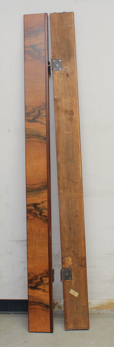 Vintage Art Deco Circassian Walnut Twin Size Bed Frame