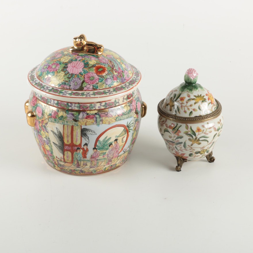 Chinese Decorative Porcelain Jars
