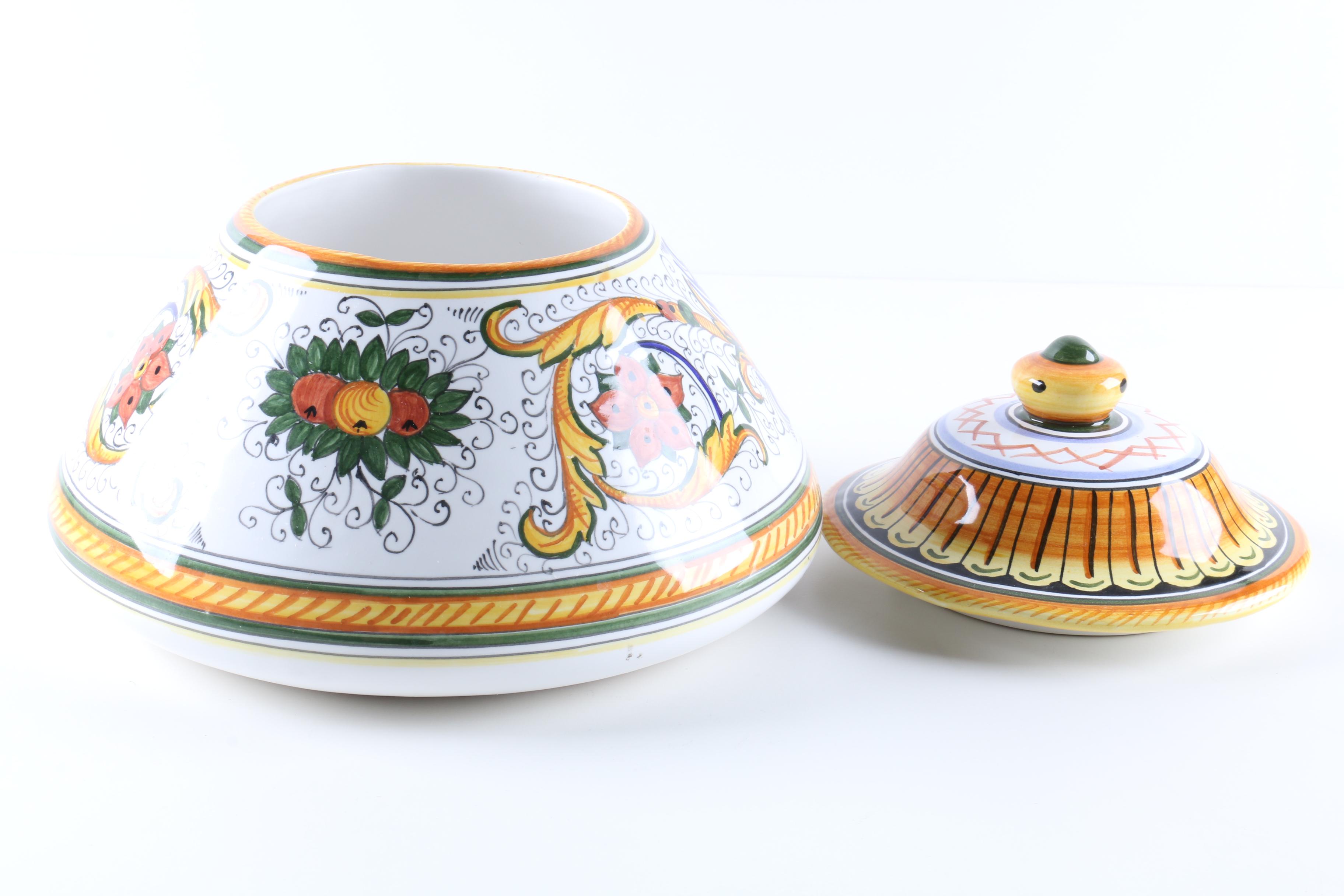 Assorted Italian Ceramic Serving Dishes