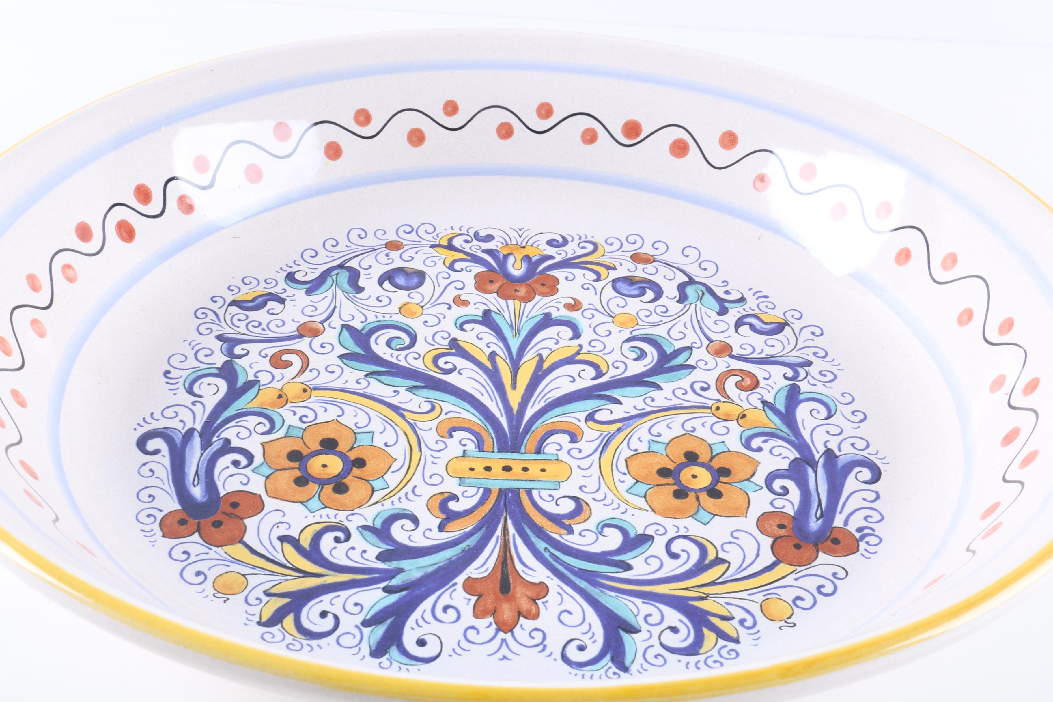 Assorted Italian Ceramic Serving Dishes