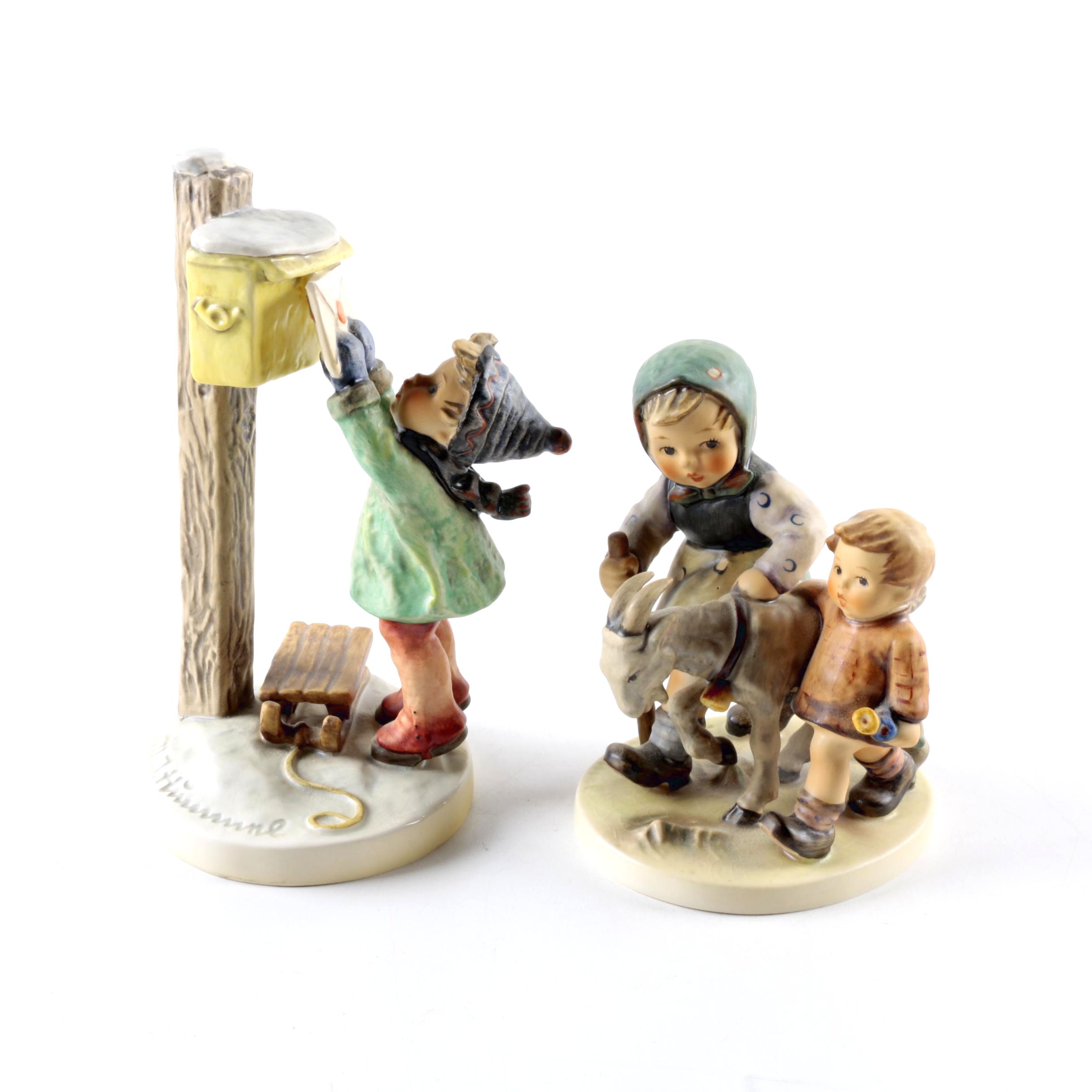 Hummel Figurines Including "Letter to Santa Claus"